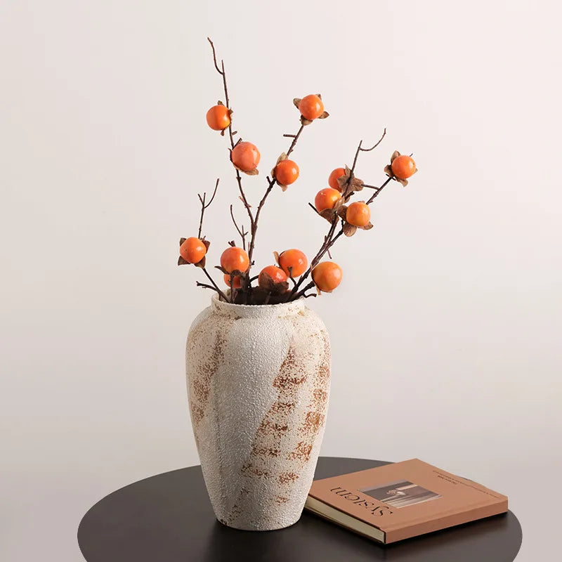 Wabi Coarse-Glaze Ceramic Vase