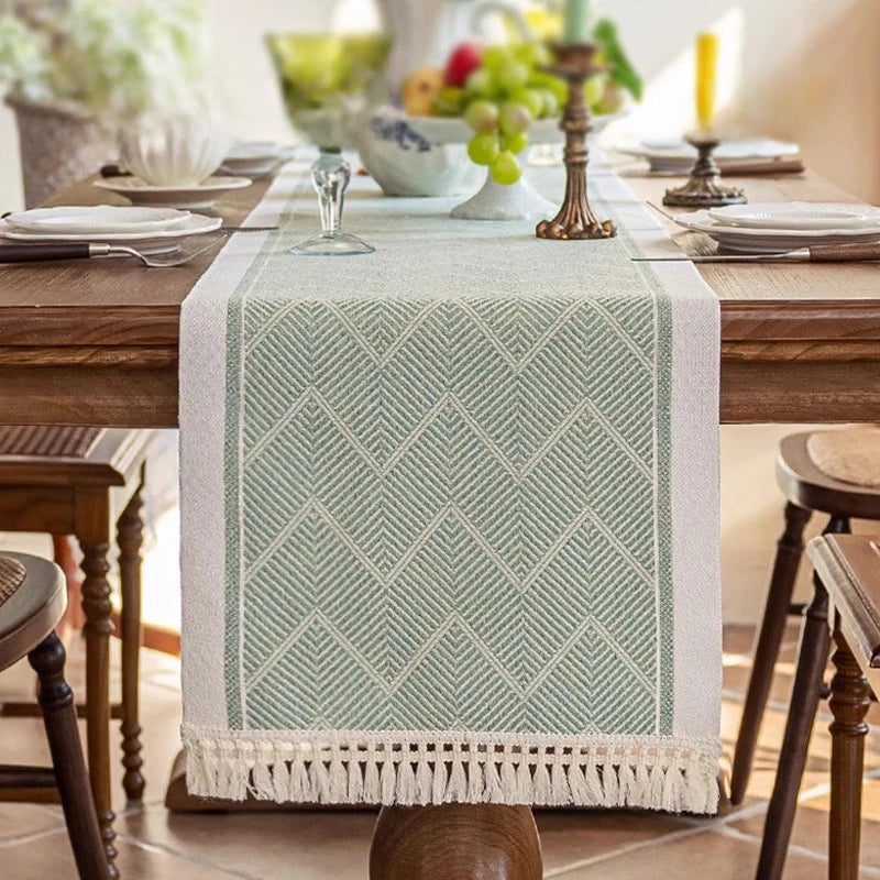 Halda Linen-Weave Table Runner