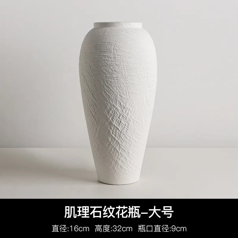 Wabi Coarse-Glaze Ceramic Vase