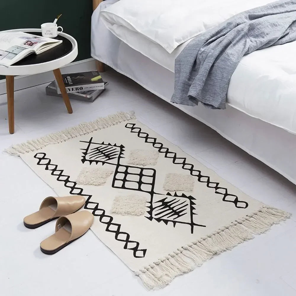 Linea Cotton Tassel Mat