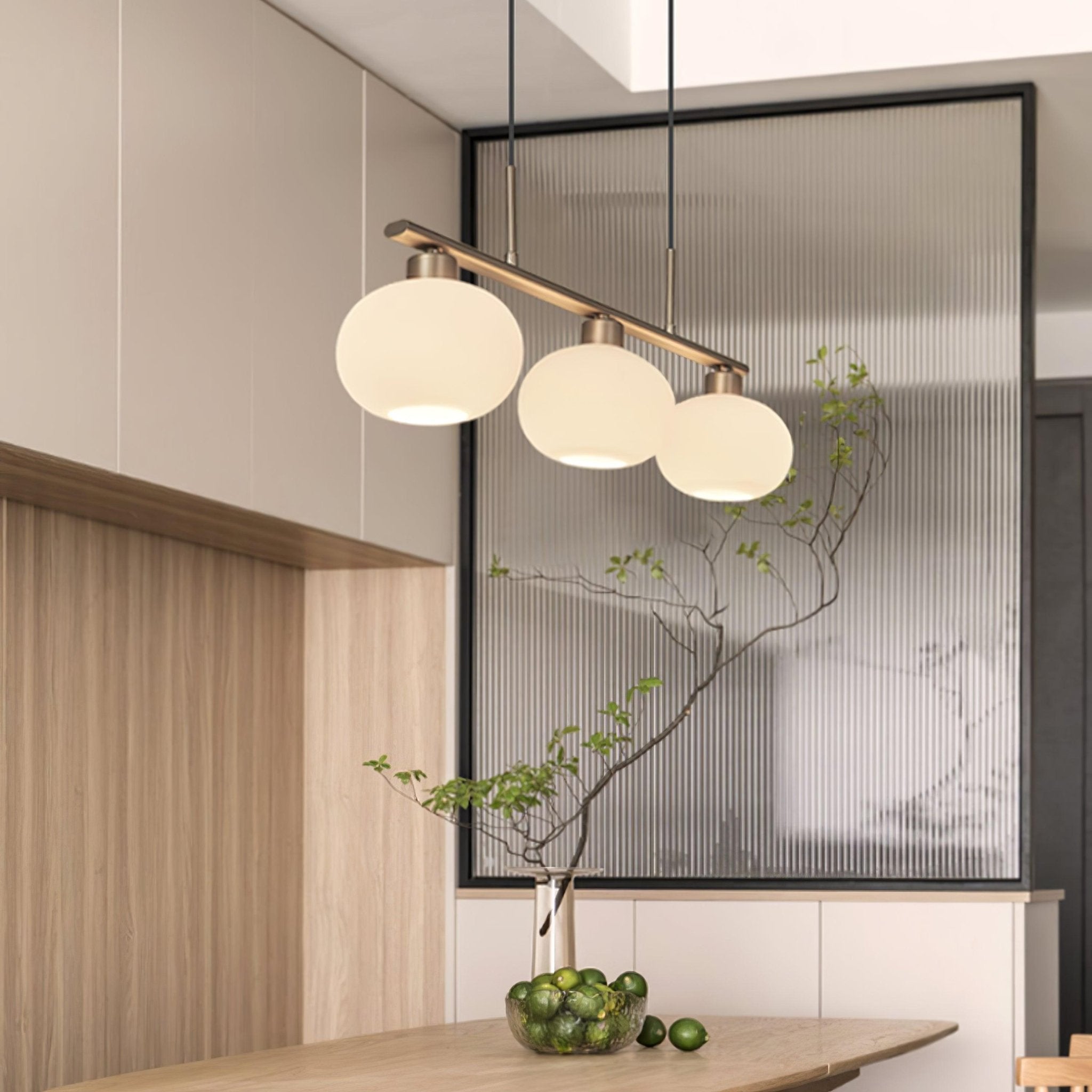 Trio Globe Linear Pendant