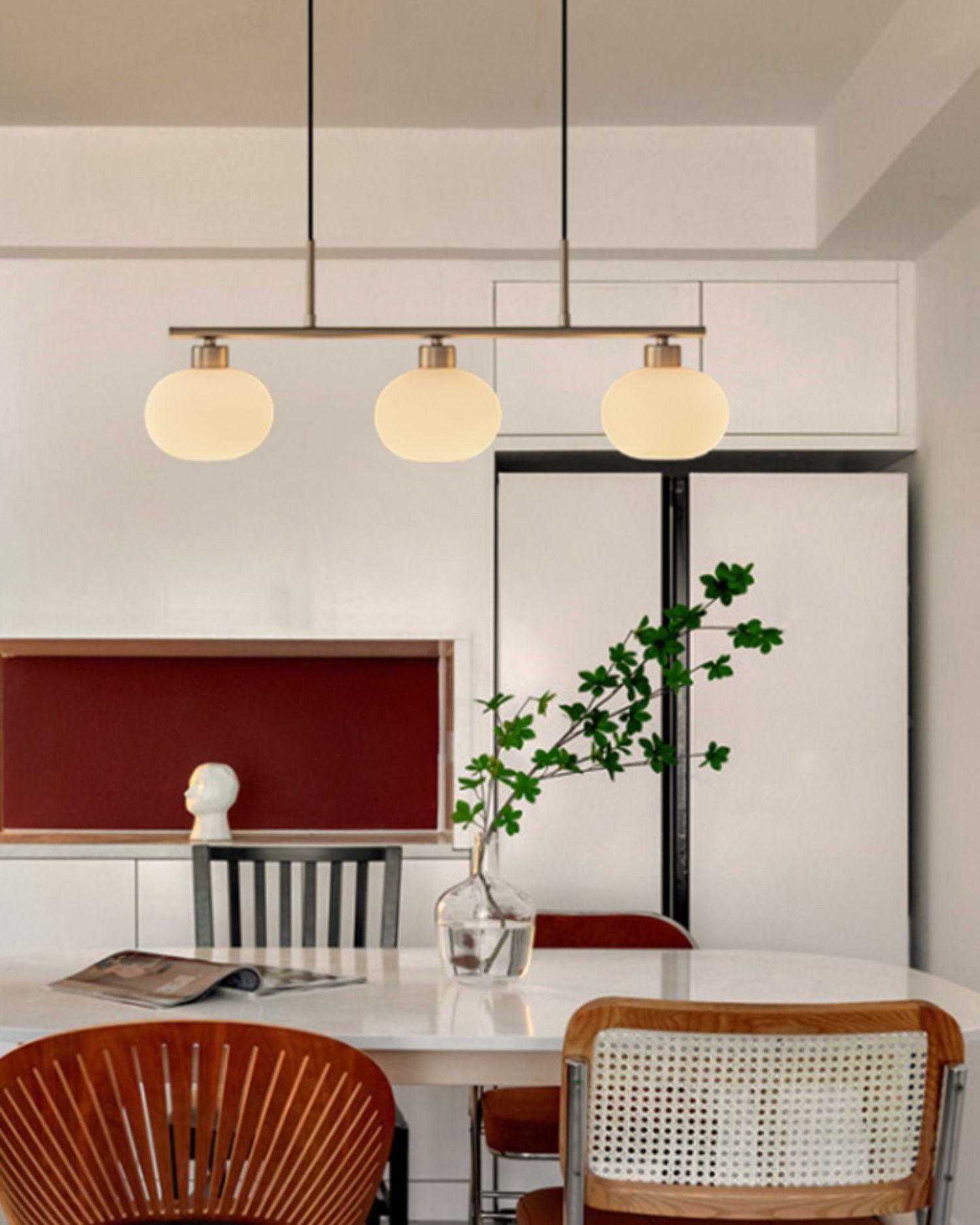 Trio Globe Linear Pendant