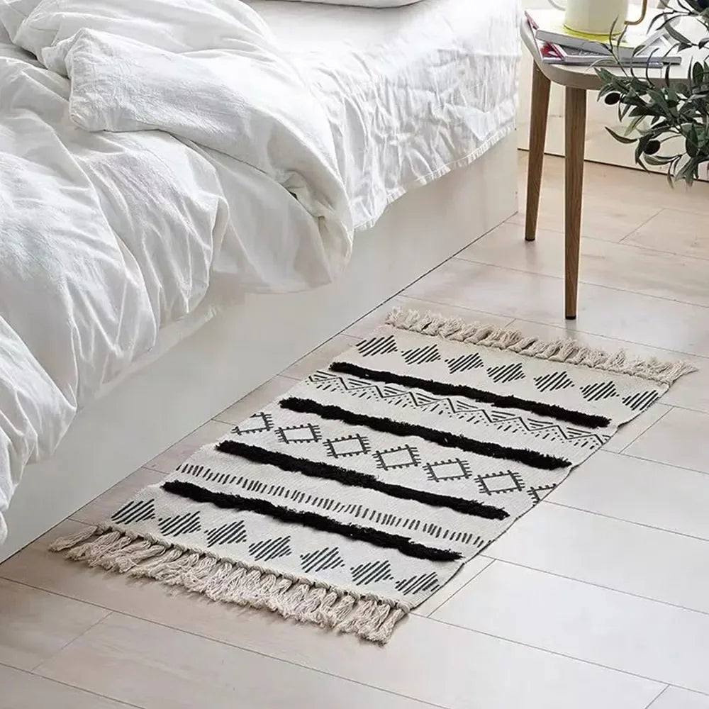 Linea Cotton Tassel Mat