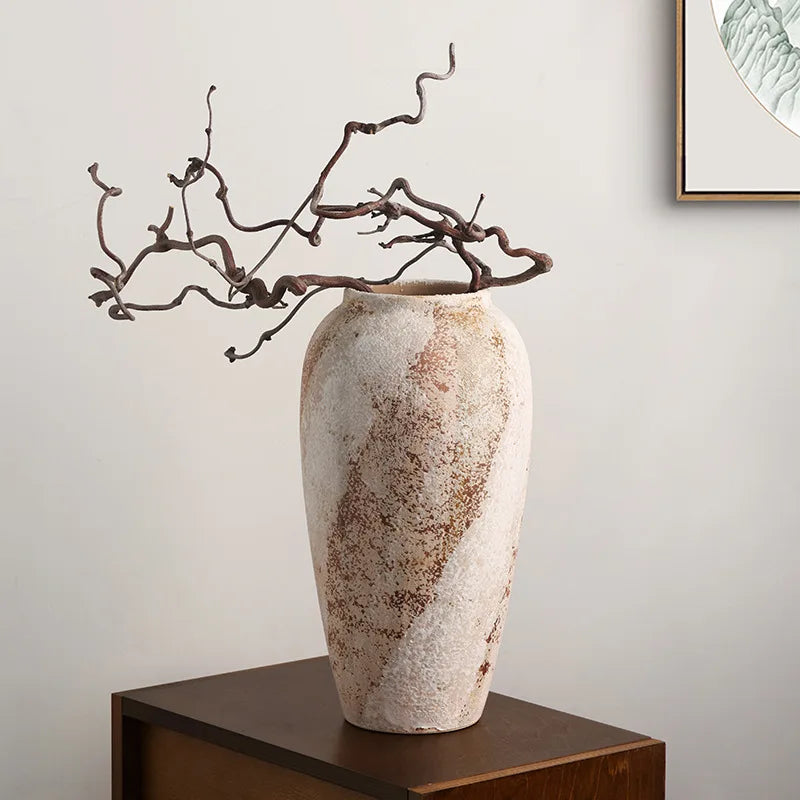 Wabi Coarse-Glaze Ceramic Vase