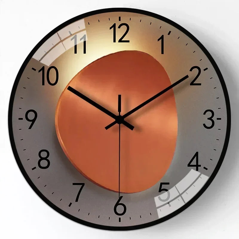 Clear Glass Dial Wall Clock