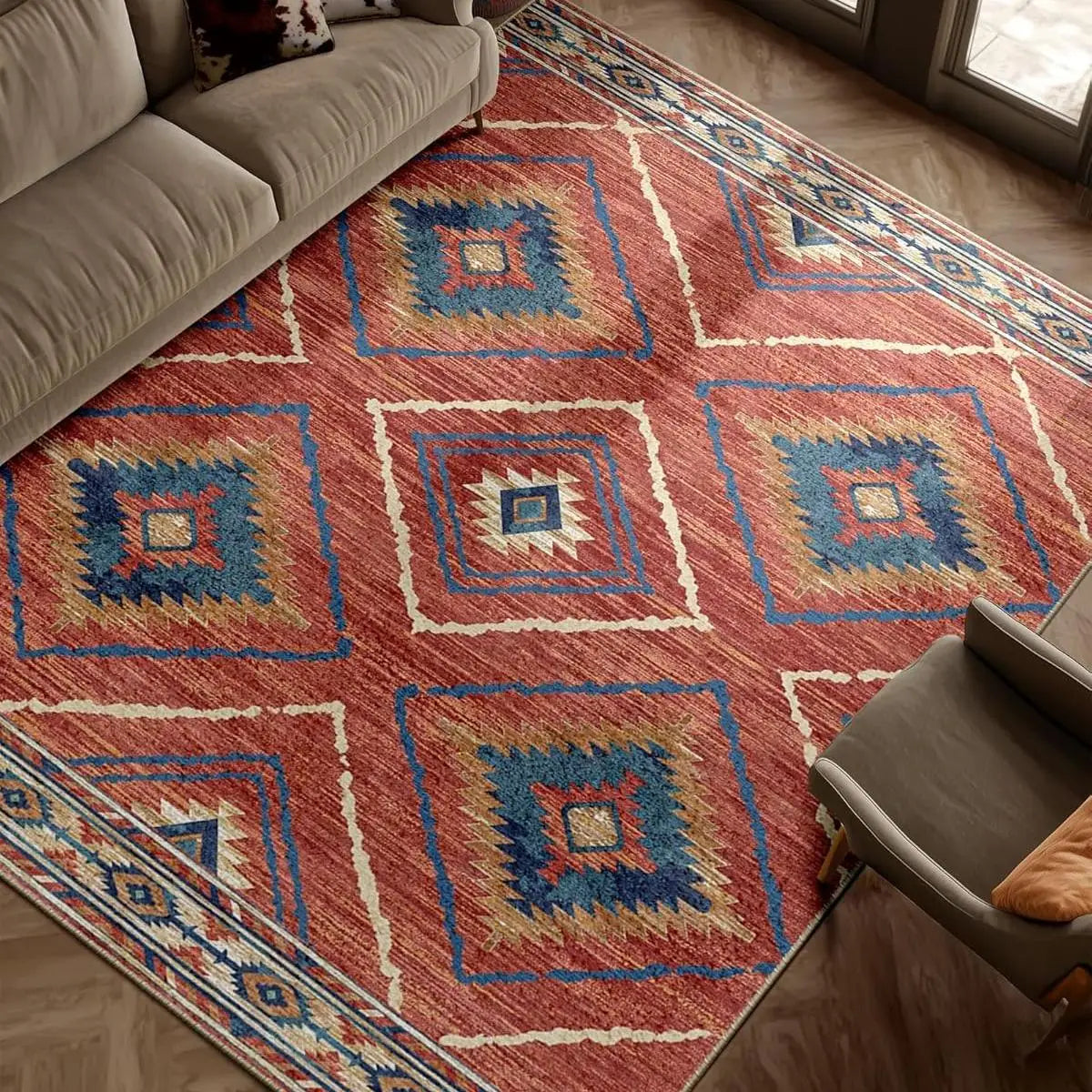 Sahara Bohemian Washable Rug