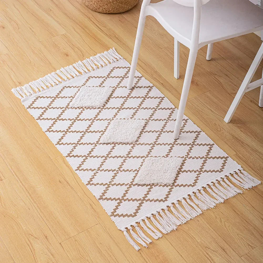 Linea Cotton Tassel Mat