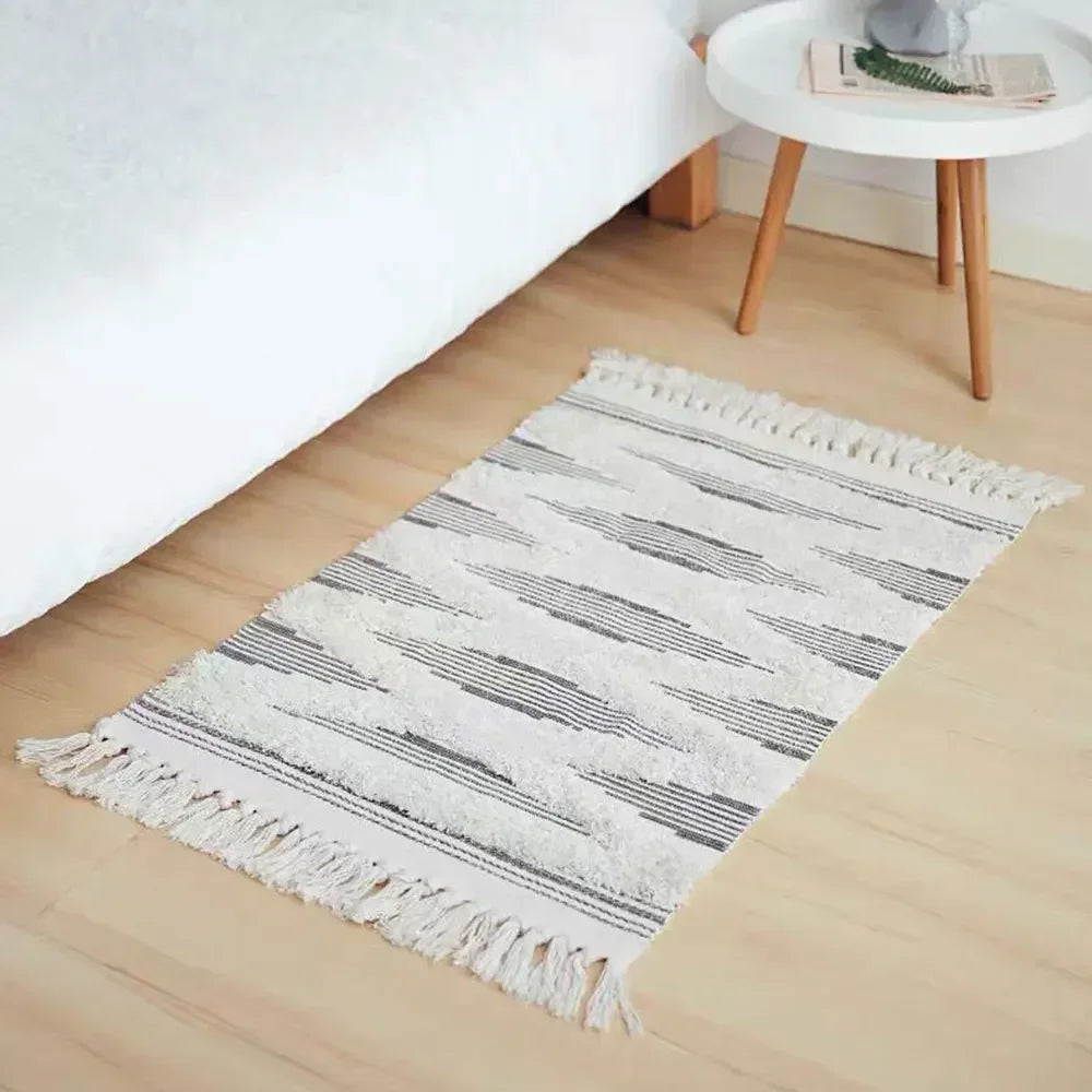 Linea Cotton Tassel Mat