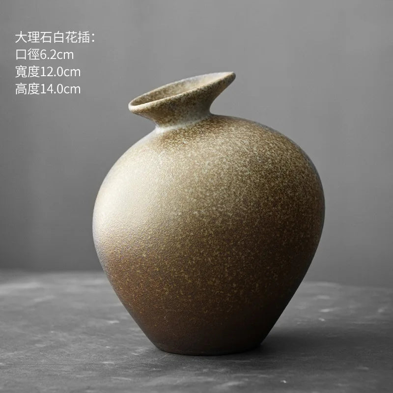 Basalt Coarse Terracotta Vase