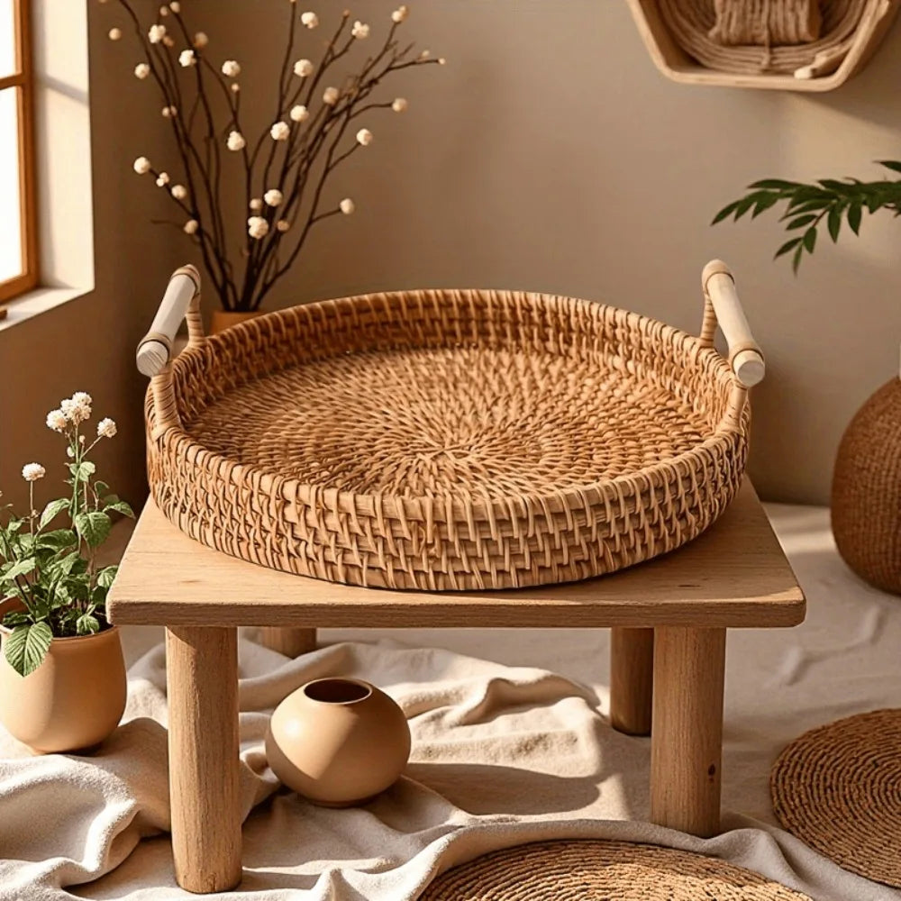 Wicken Handwoven Rattan Tray