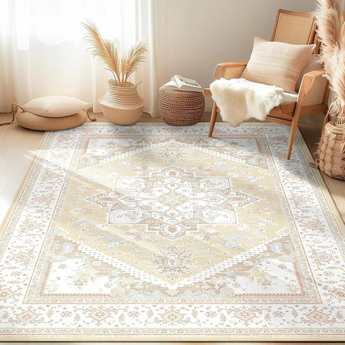 Sahara Bohemian Washable Rug