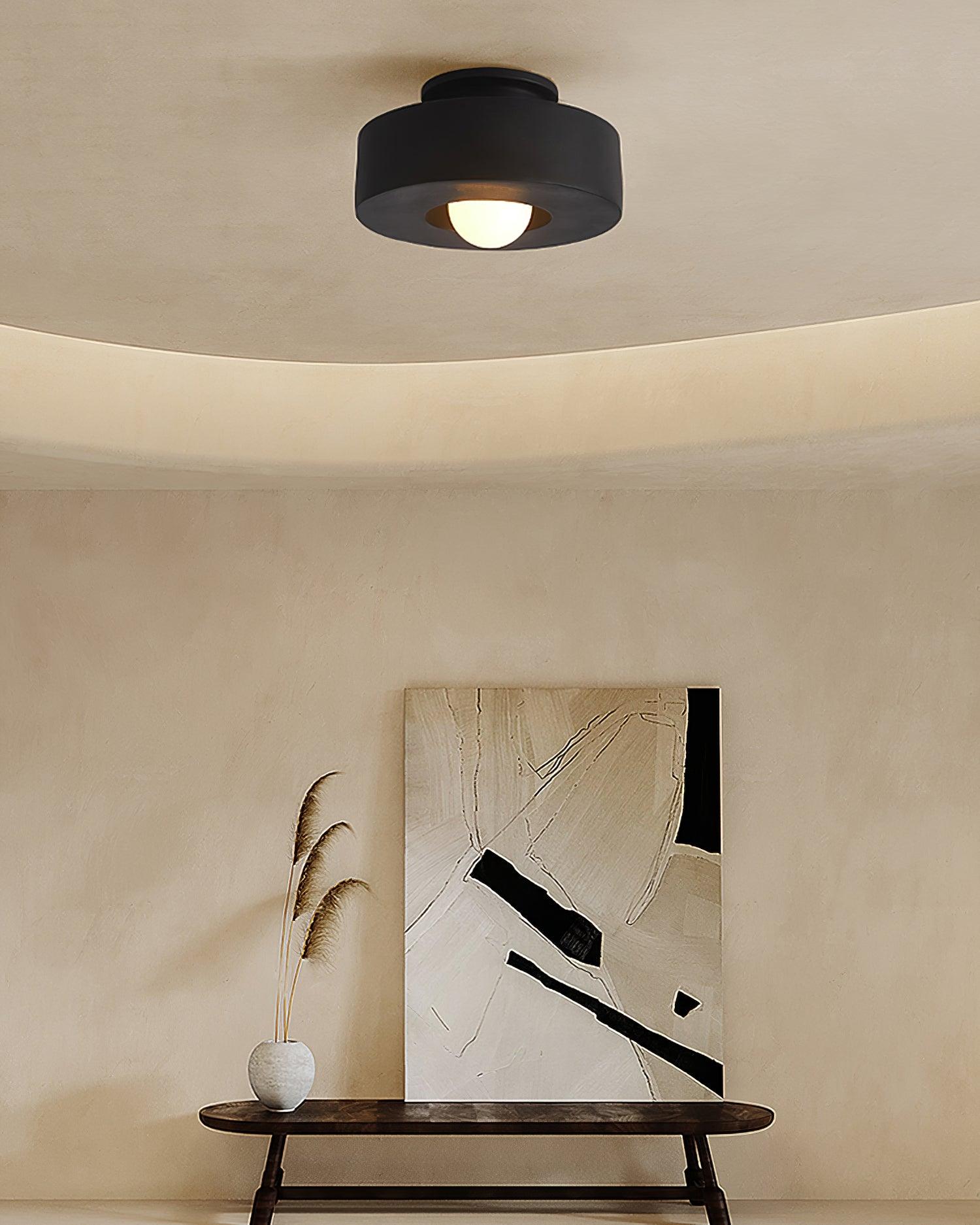 Column Stacked Resin Ceiling Light