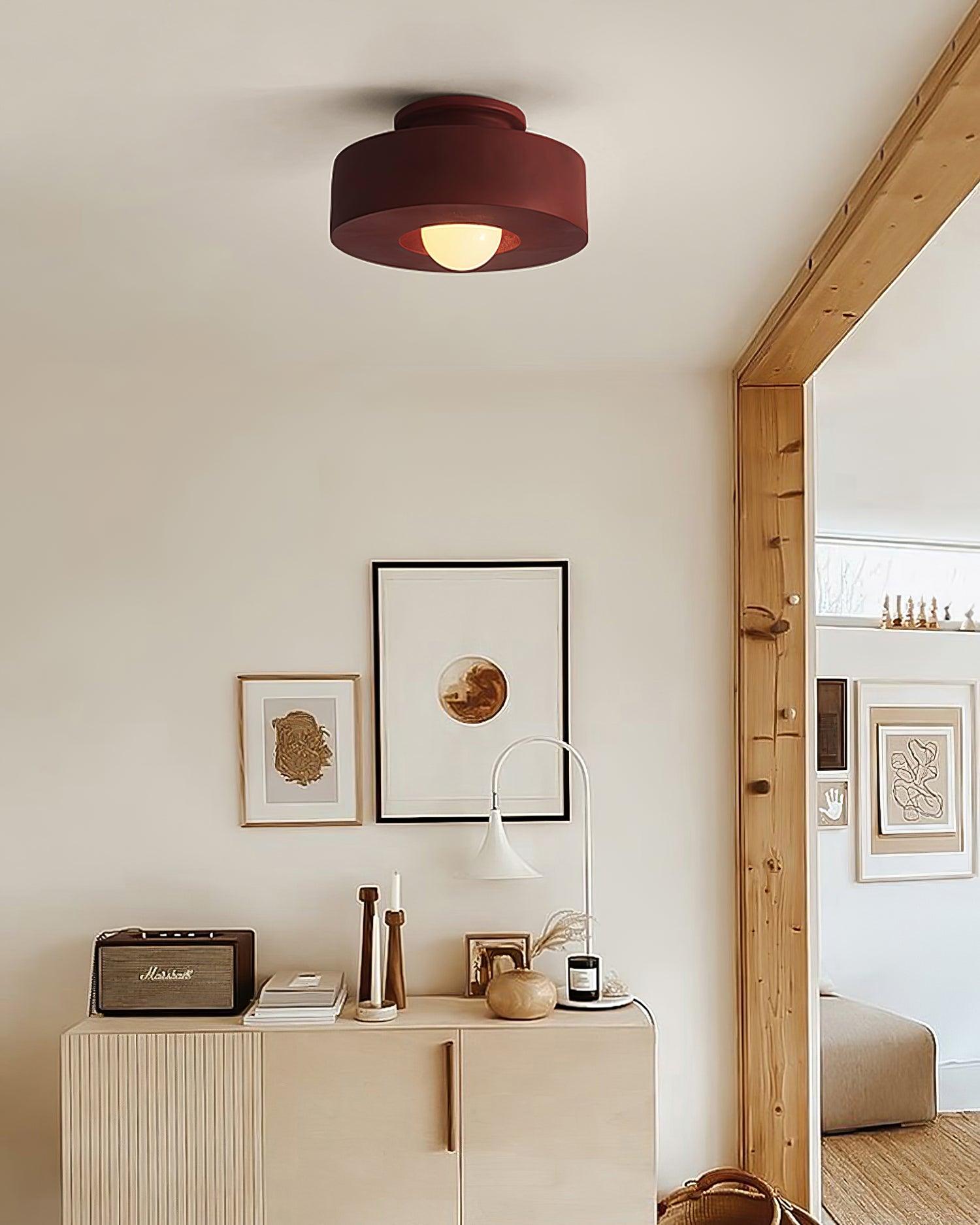 Column Stacked Resin Ceiling Light