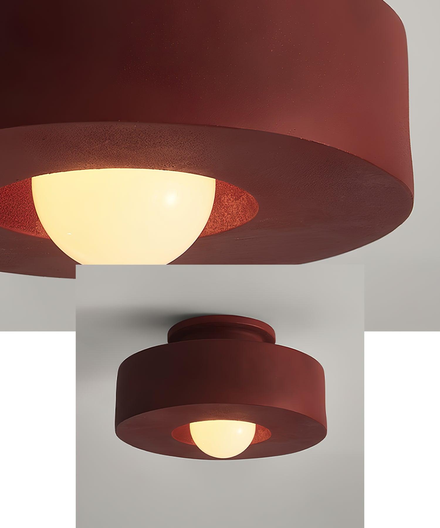 Column Stacked Resin Ceiling Light
