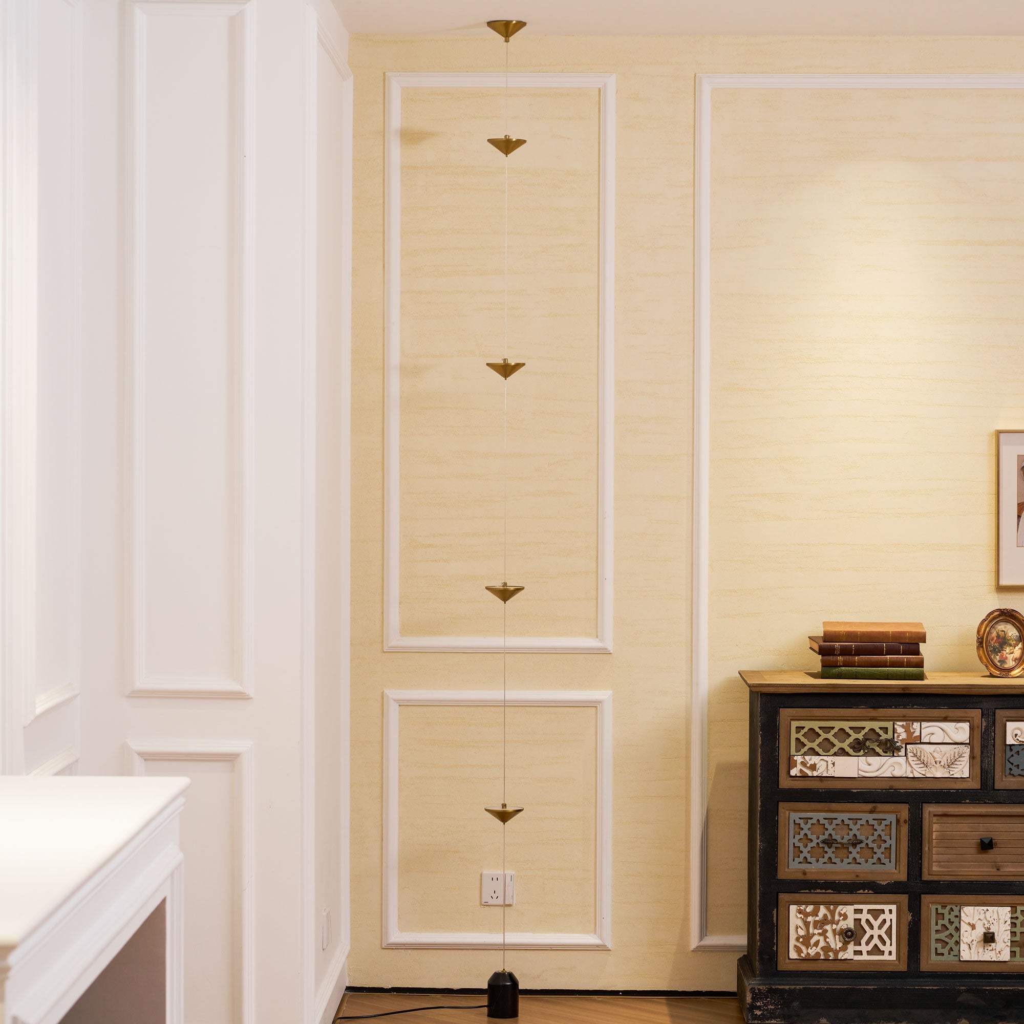 Meridian Marble Counterweight Floor Lamp