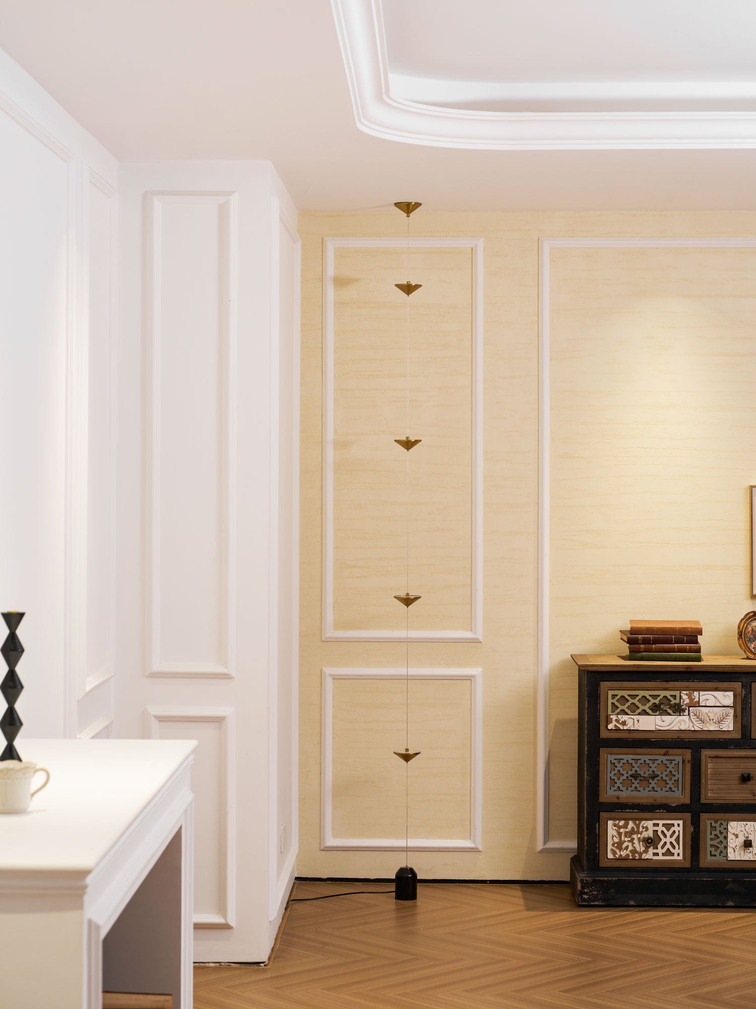 Meridian Marble Counterweight Floor Lamp