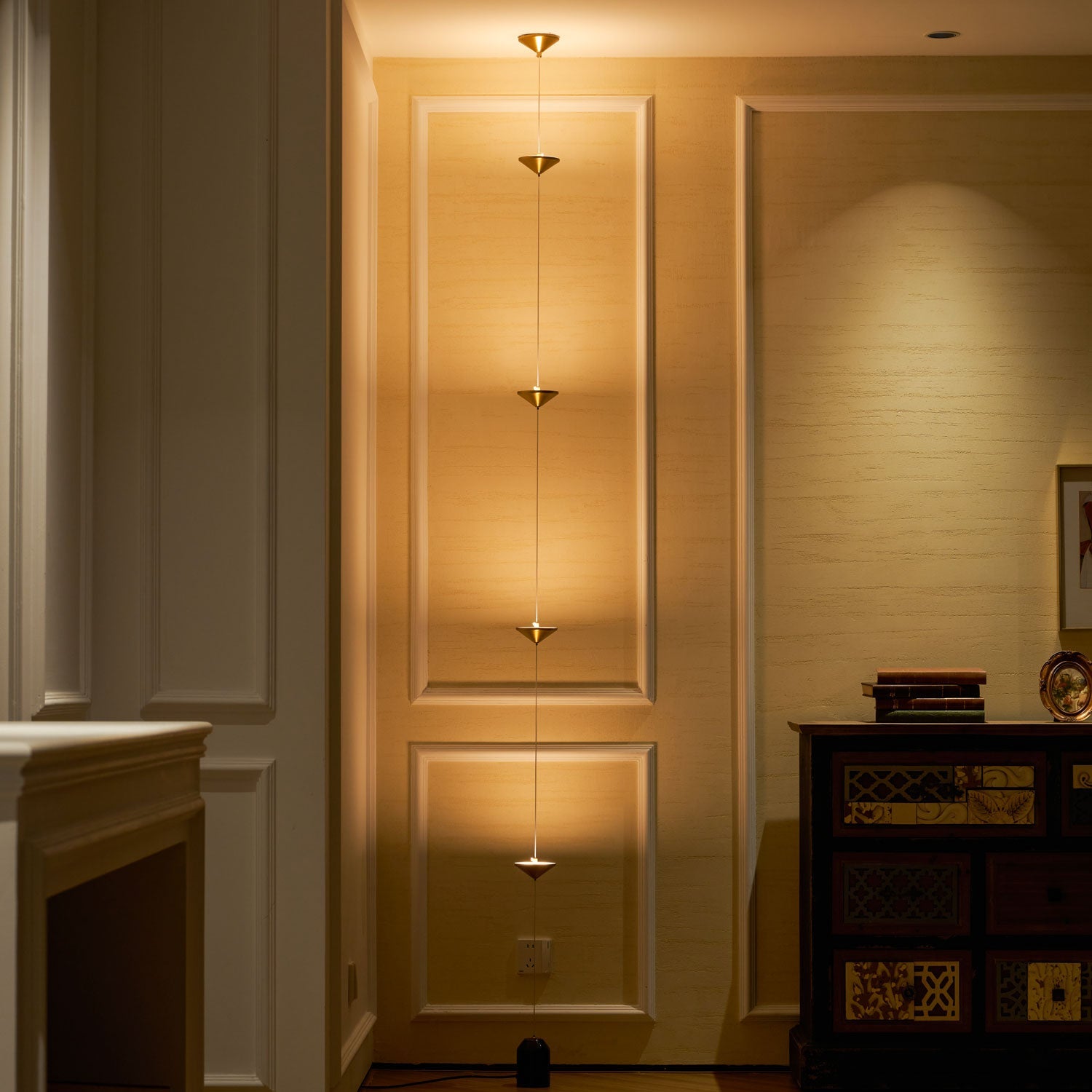 Meridian Marble Counterweight Floor Lamp