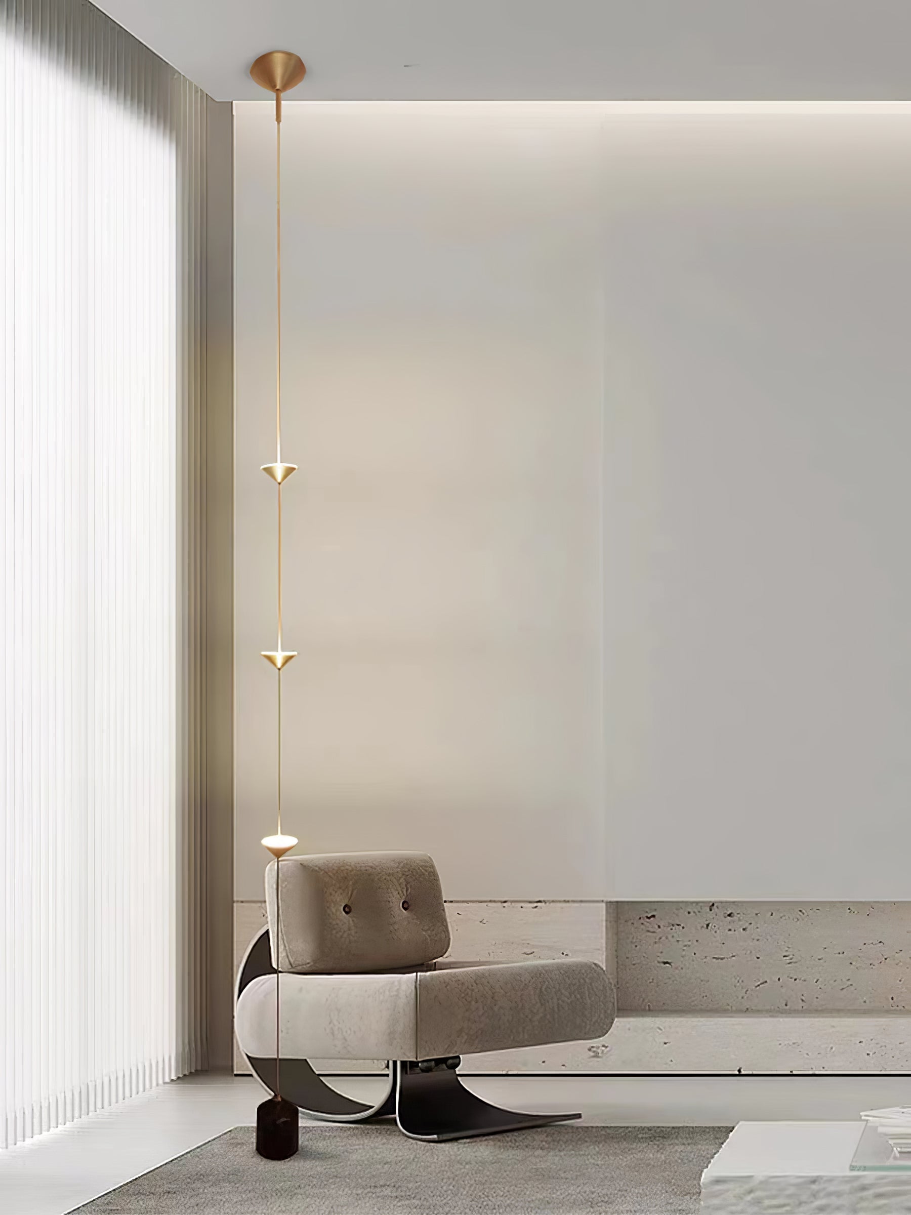 Meridian Marble Counterweight Floor Lamp