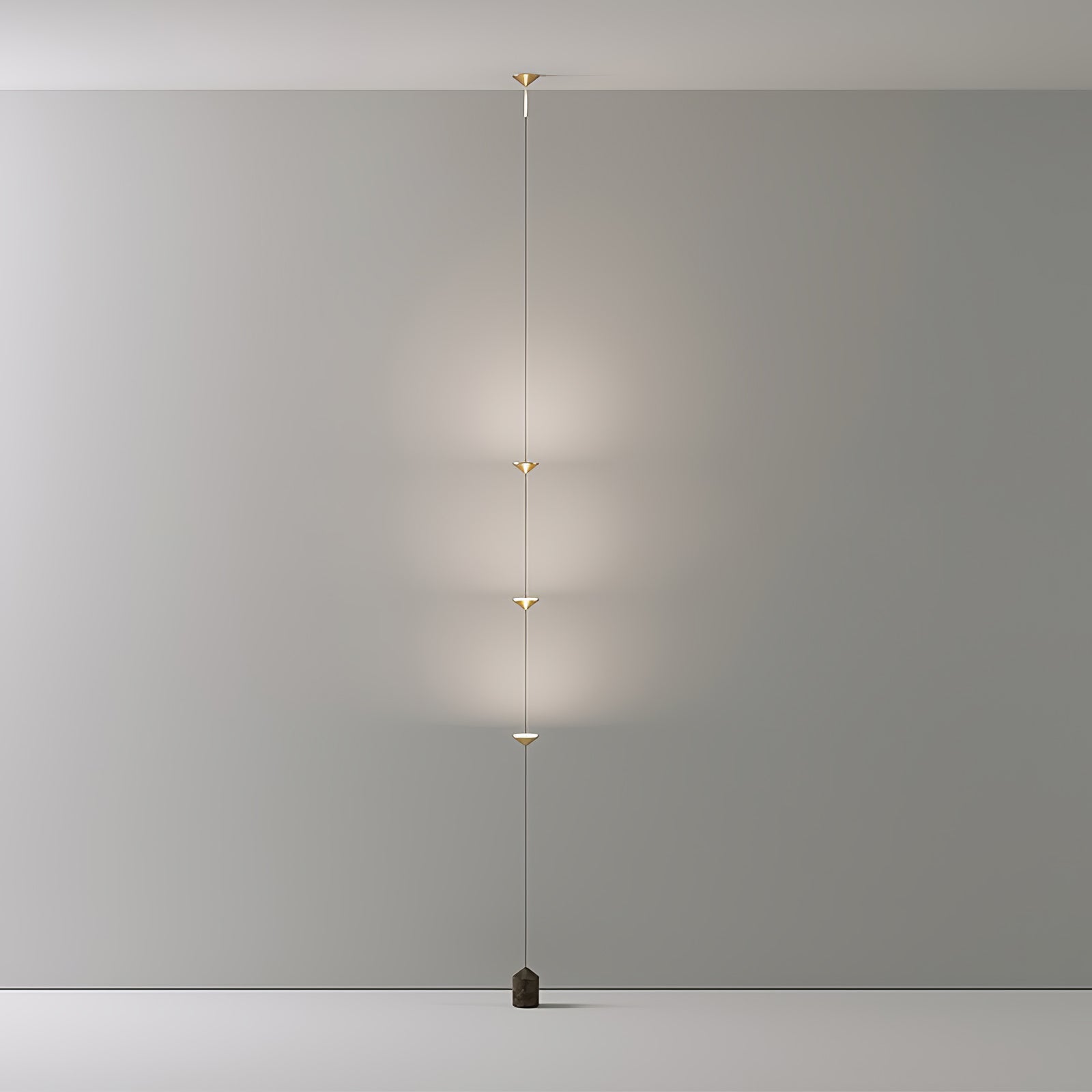 Meridian Marble Counterweight Floor Lamp
