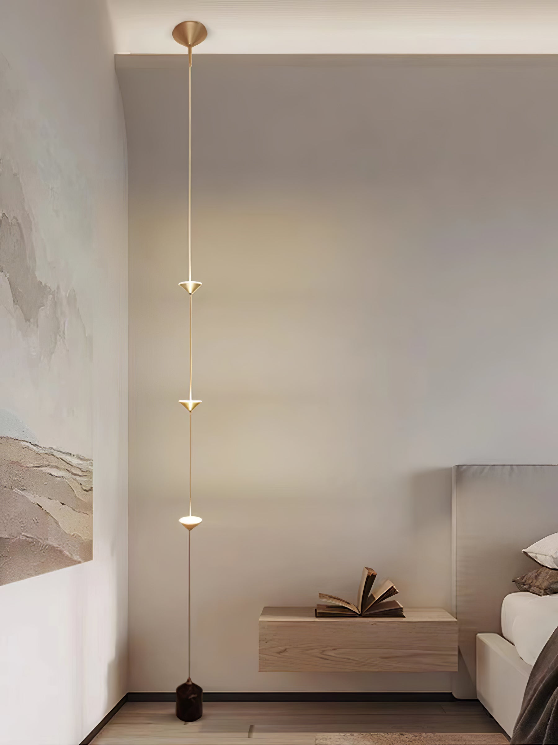 Meridian Marble Counterweight Floor Lamp