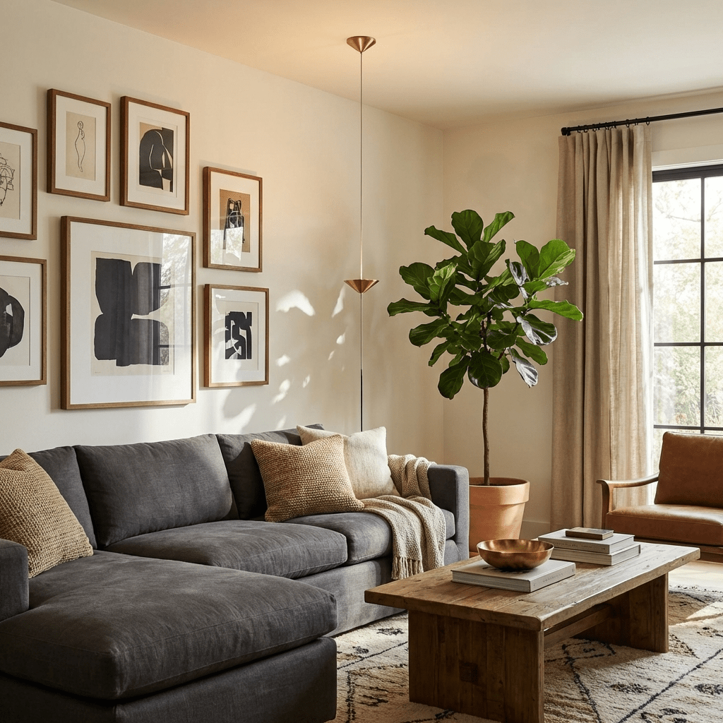 Meridian Marble Counterweight Floor Lamp