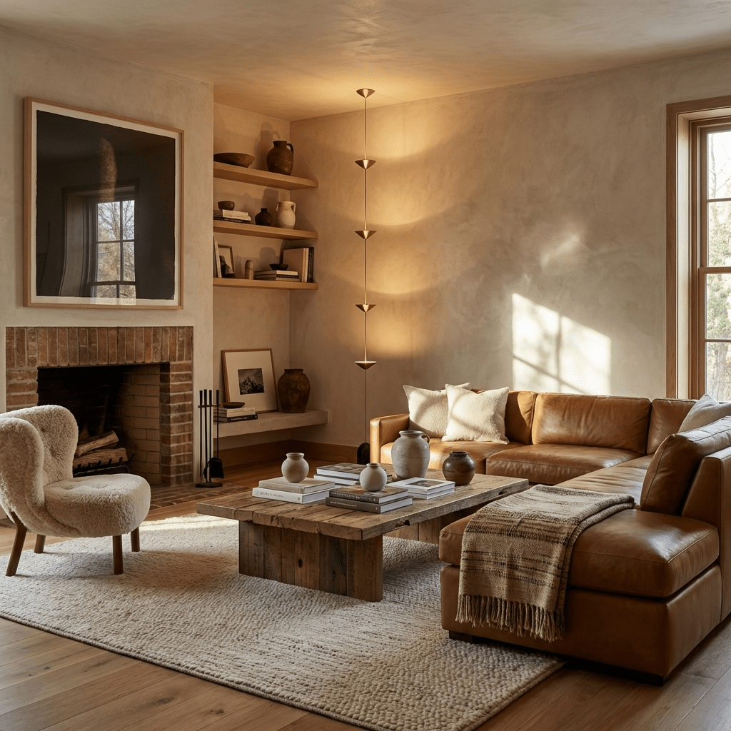 Meridian Marble Counterweight Floor Lamp