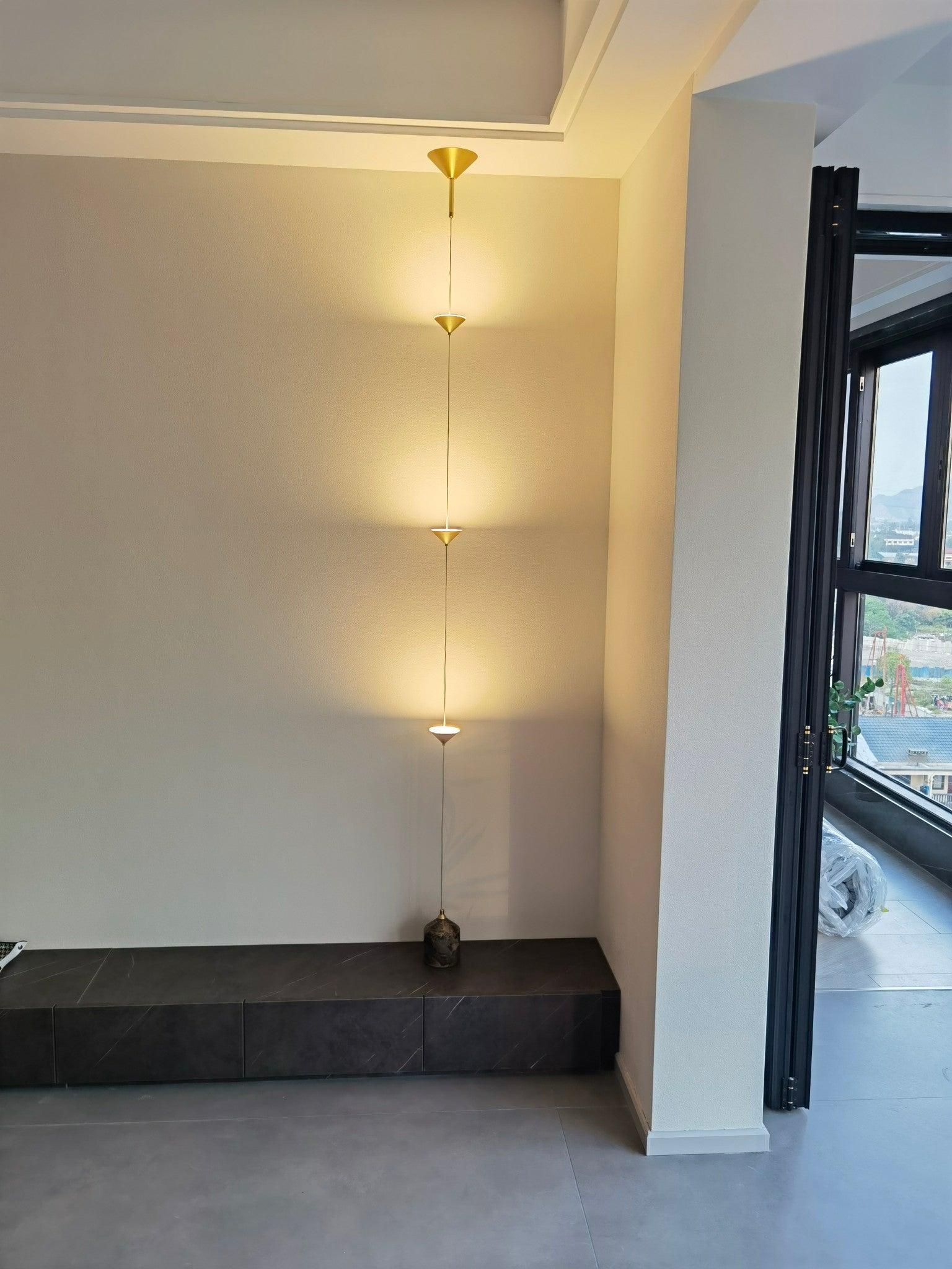 Meridian Marble Counterweight Floor Lamp