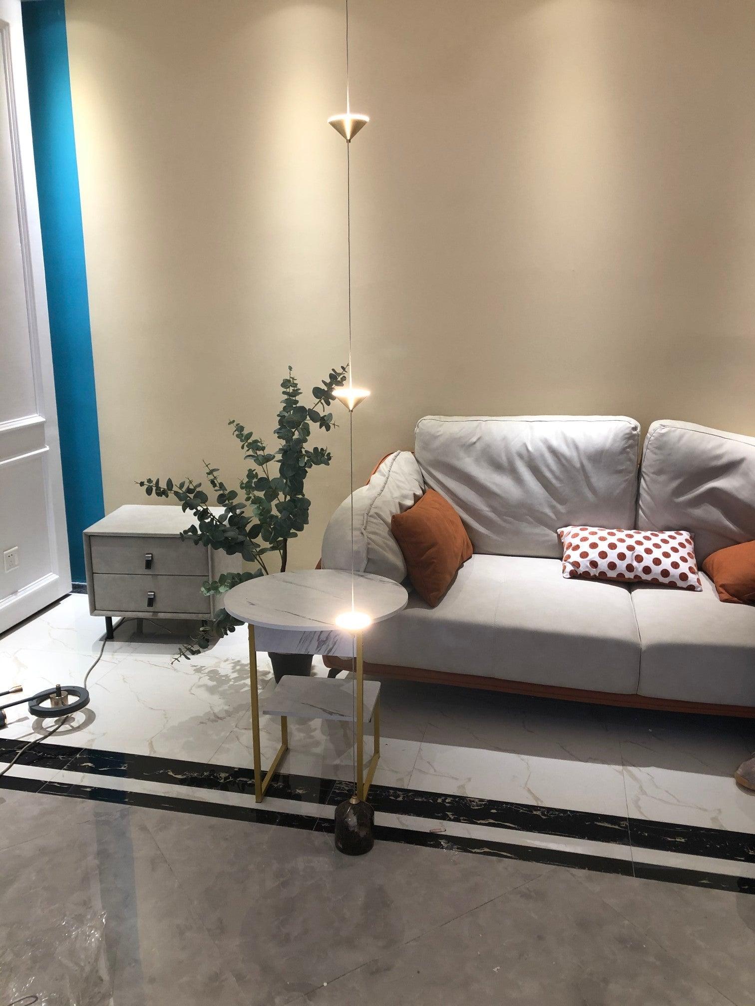Meridian Marble Counterweight Floor Lamp