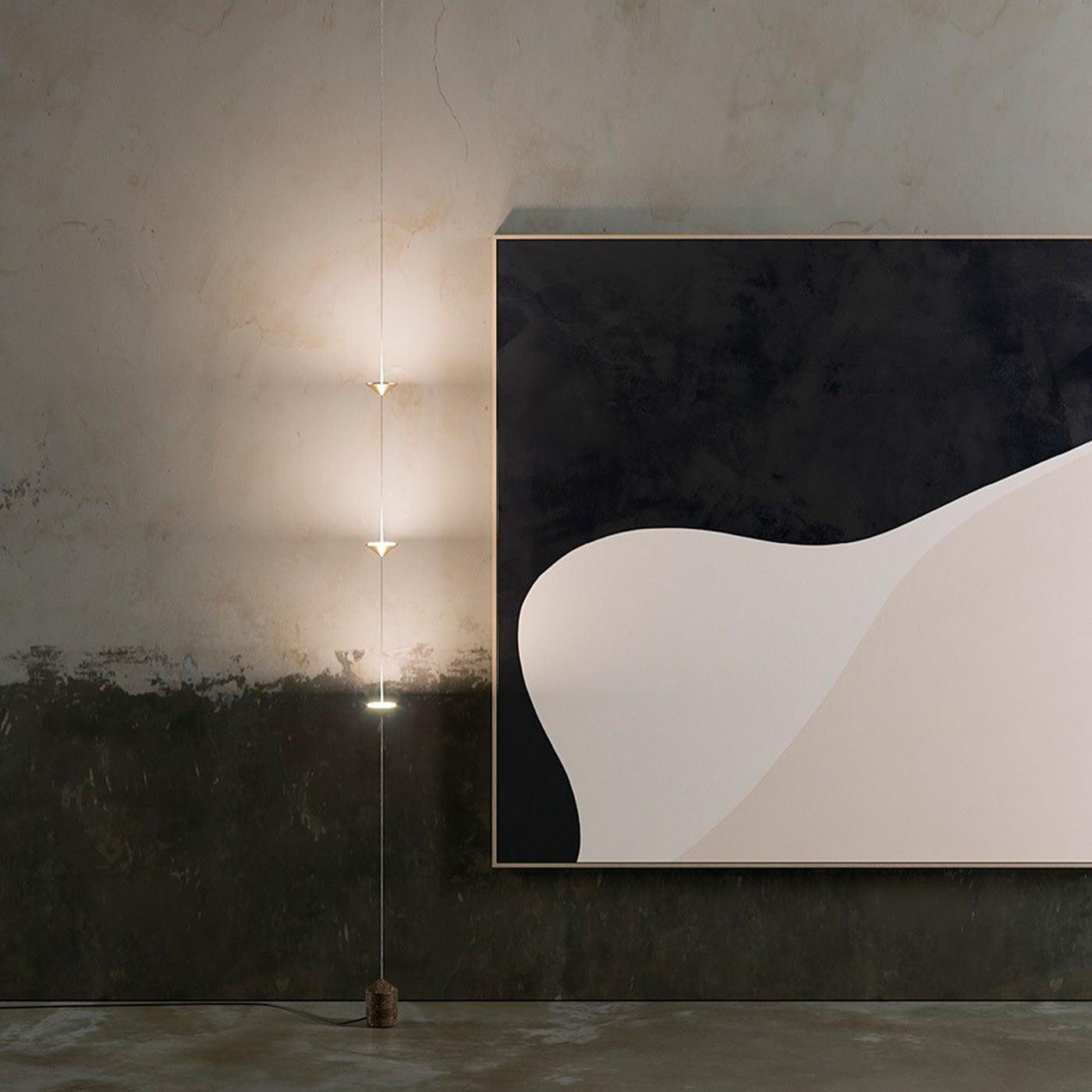 Meridian Marble Counterweight Floor Lamp