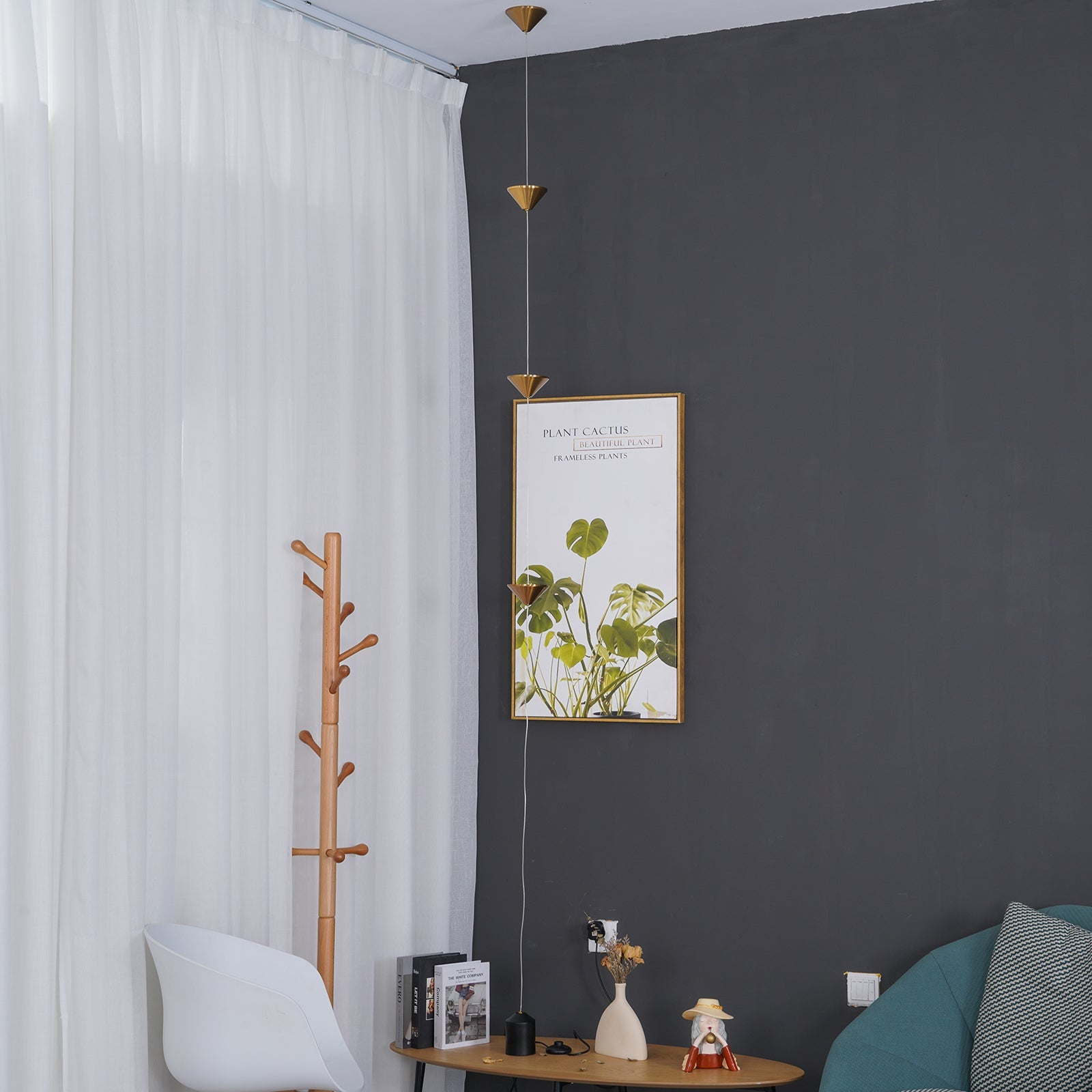 Meridian Marble Counterweight Floor Lamp