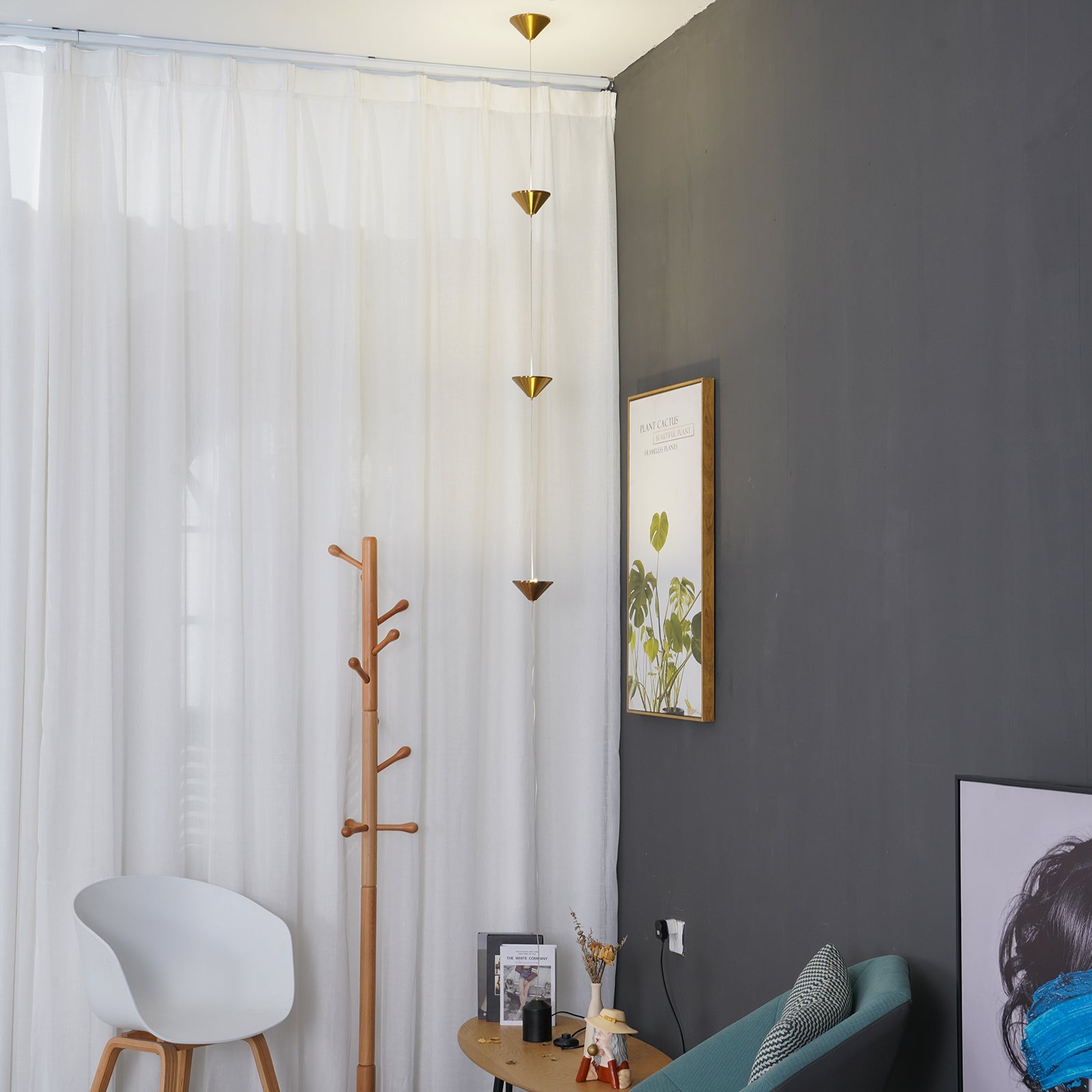 Meridian Marble Counterweight Floor Lamp