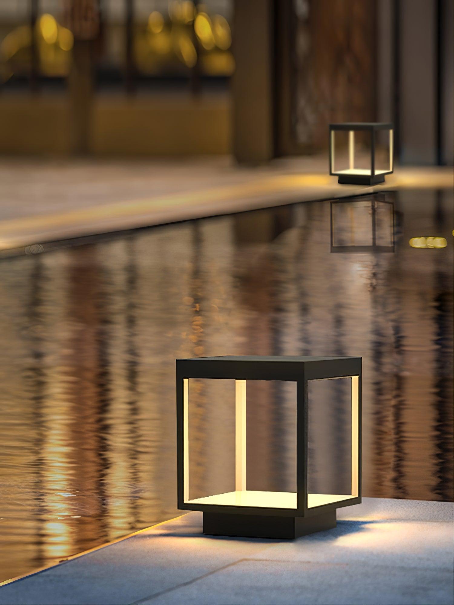 Four Sided Pillar Post Lantern
