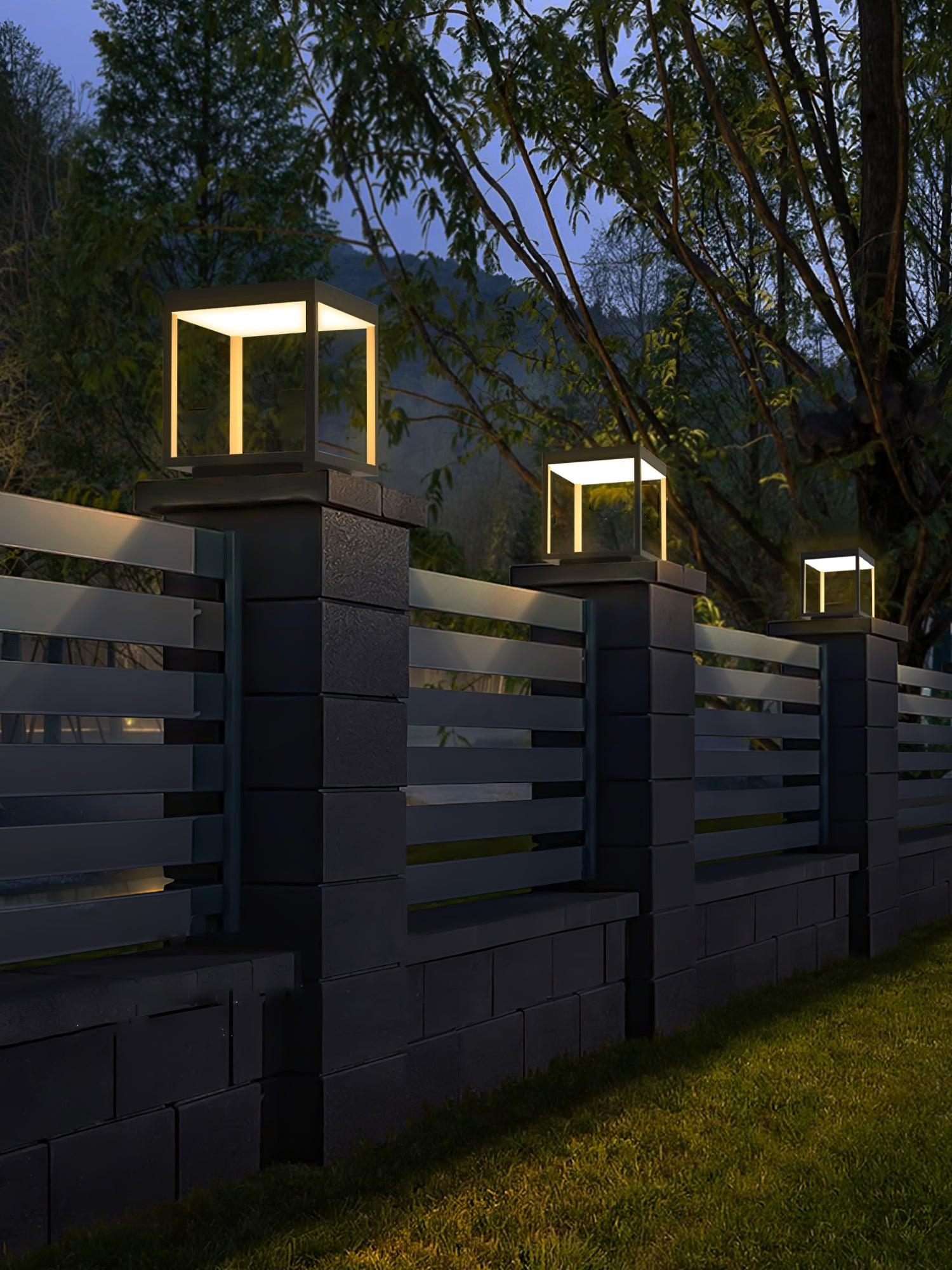 Four Sided Pillar Post Lantern