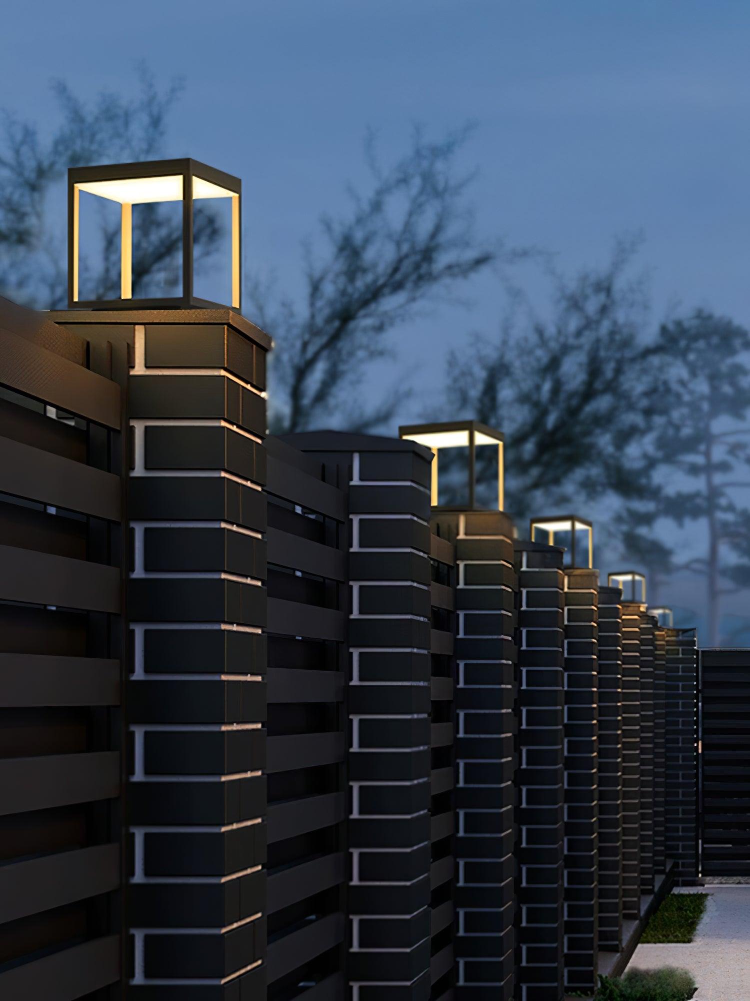 Four Sided Pillar Post Lantern