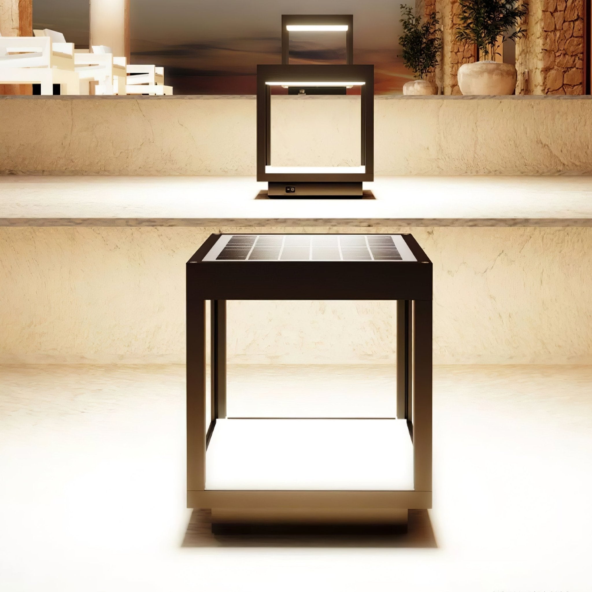 Four Sided Pillar Post Lantern