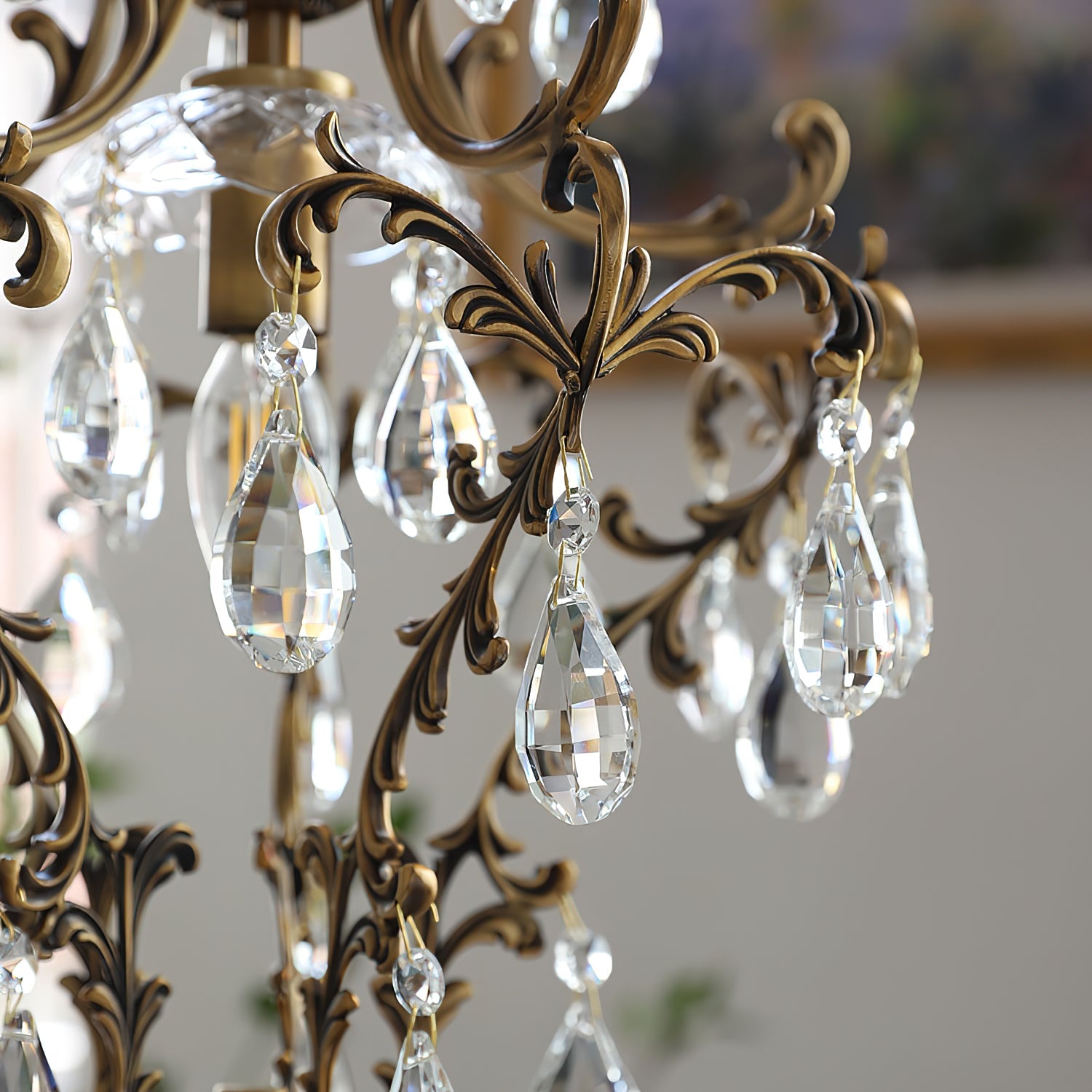 Stellara Crystal Teardrop Chandelier