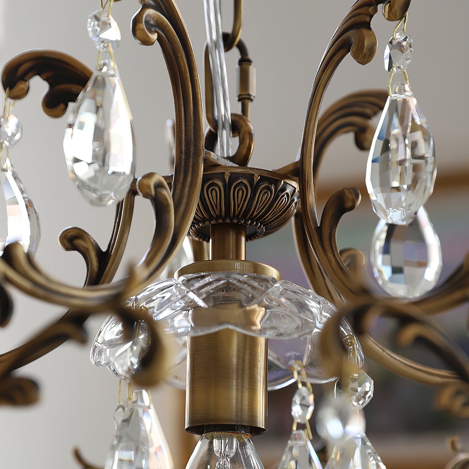 Stellara Crystal Teardrop Chandelier