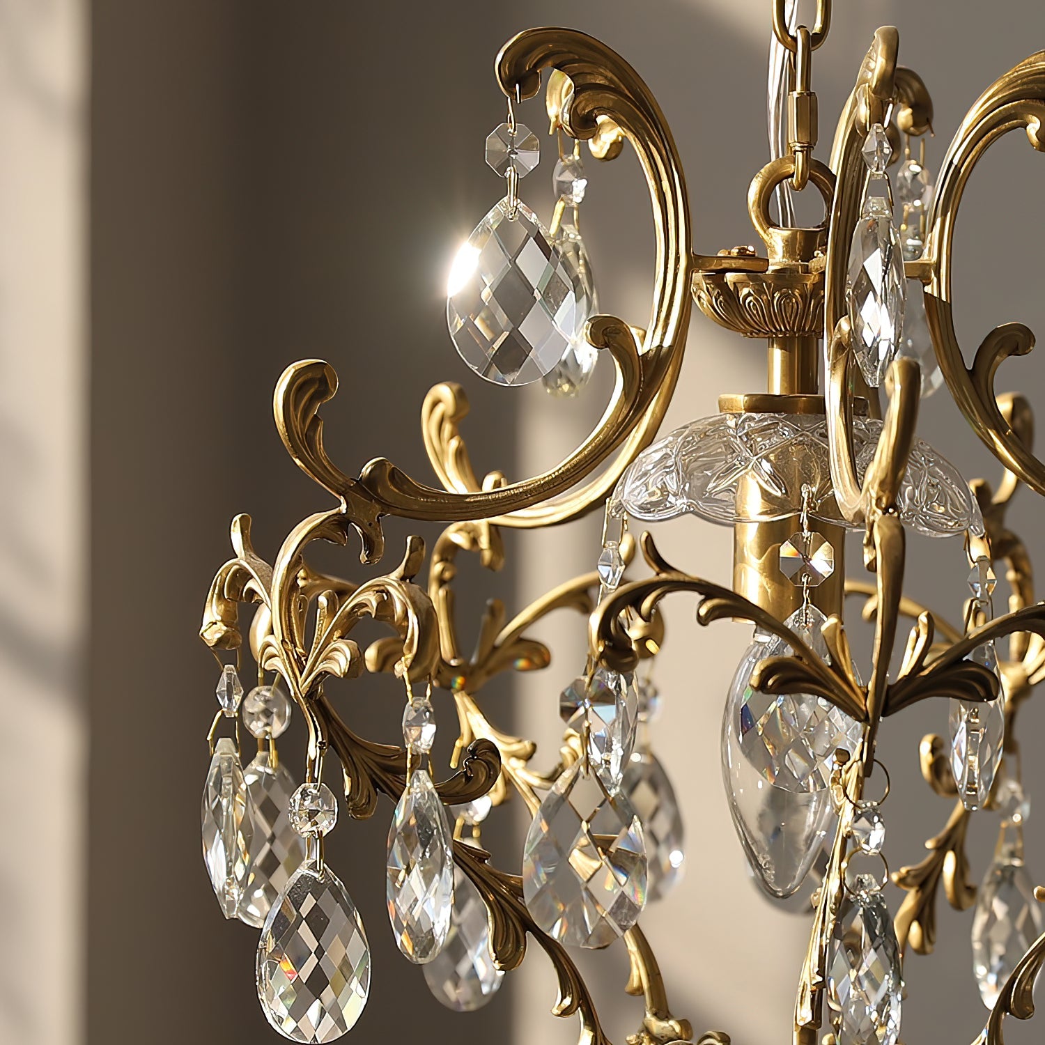 Stellara Crystal Teardrop Chandelier