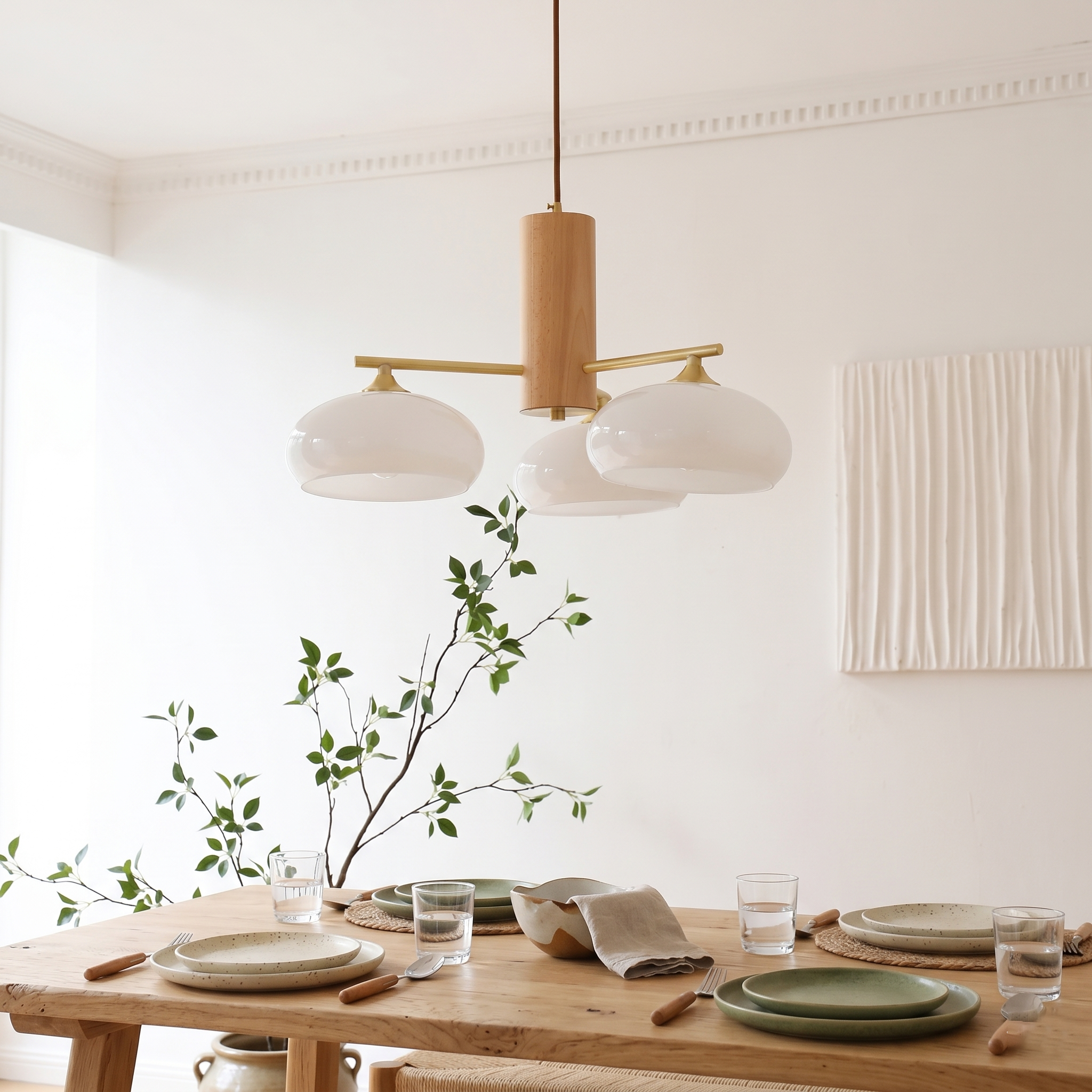 Persimmon Oval Chandelier