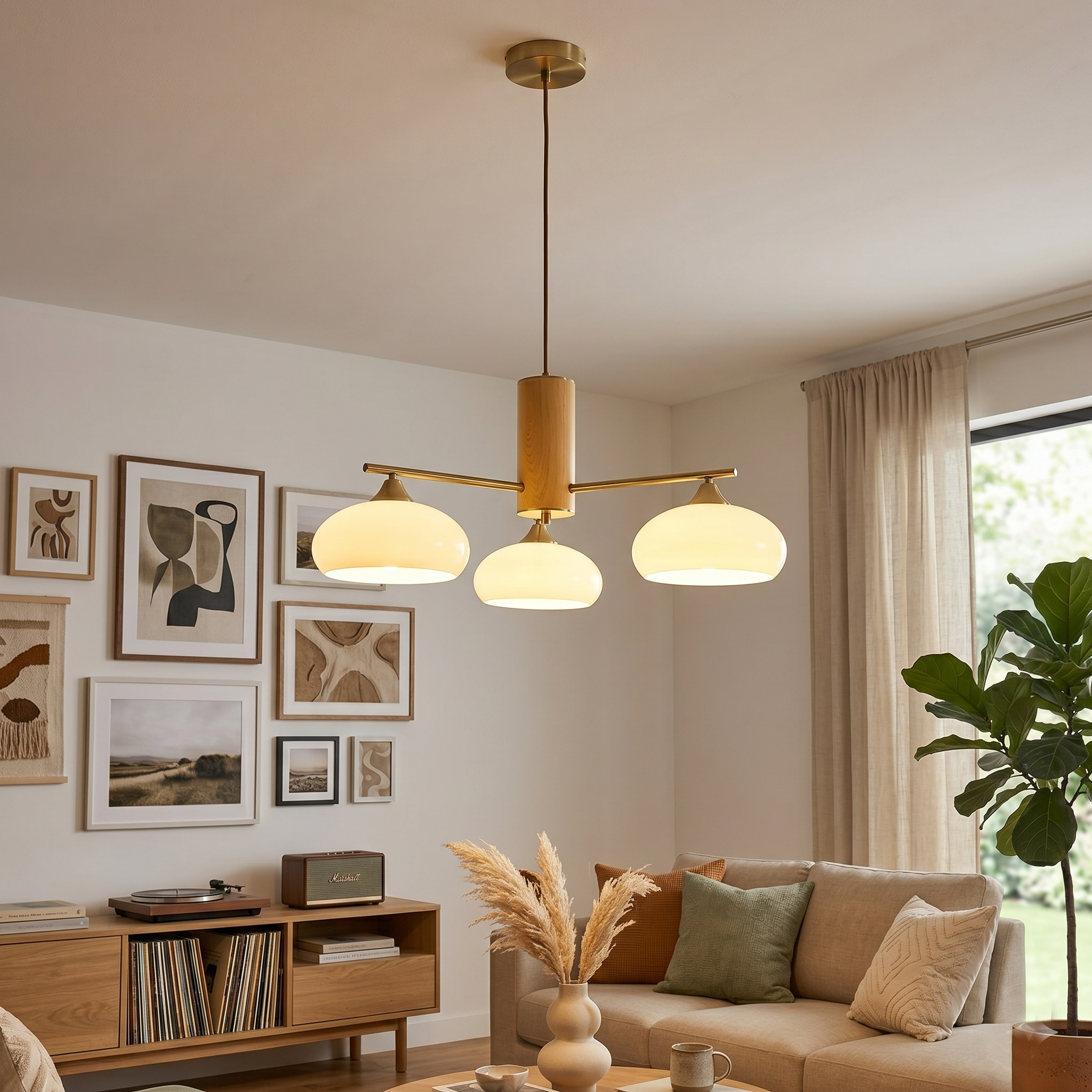 Persimmon Oval Chandelier
