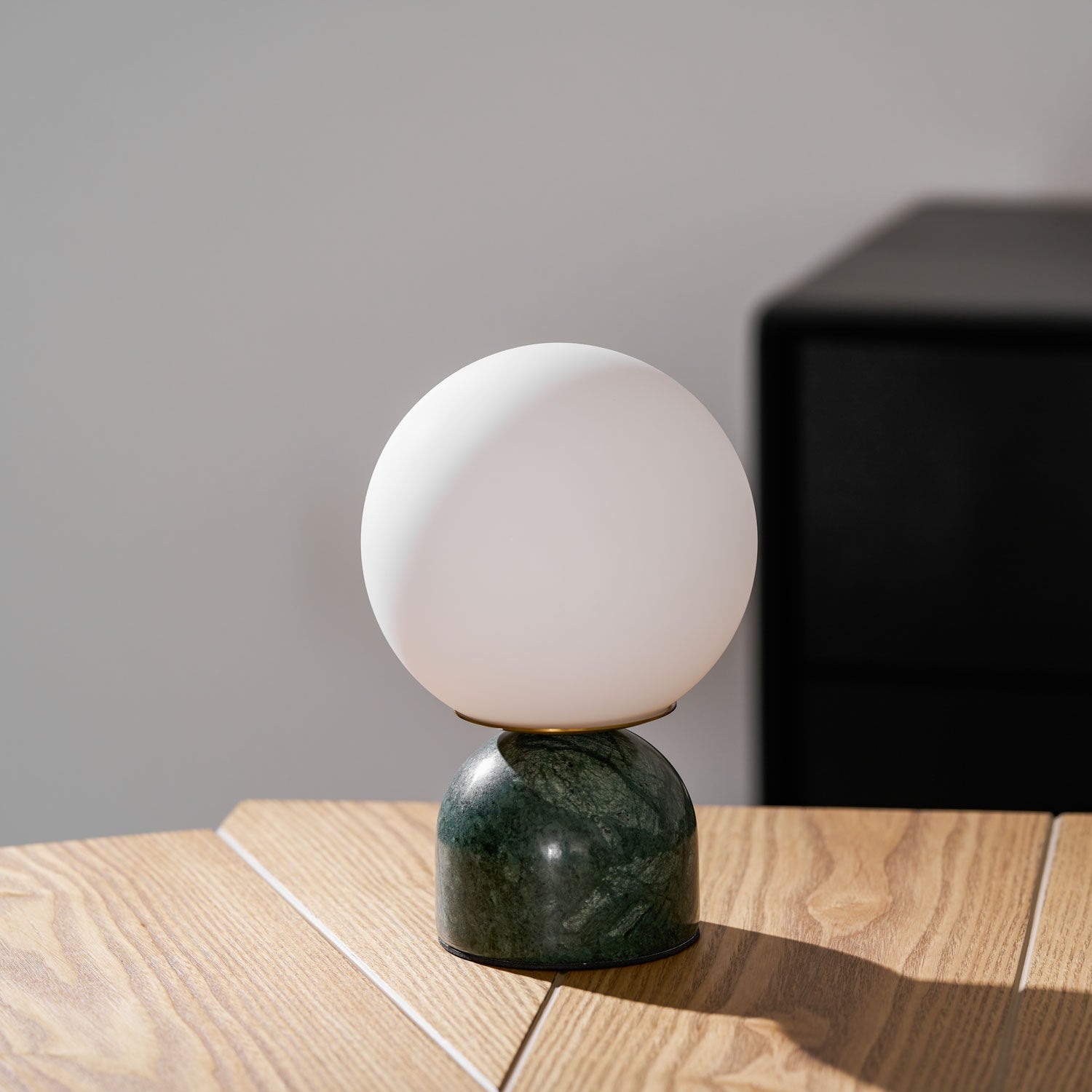 Vesta Marble & Opal Glass Table Lamp