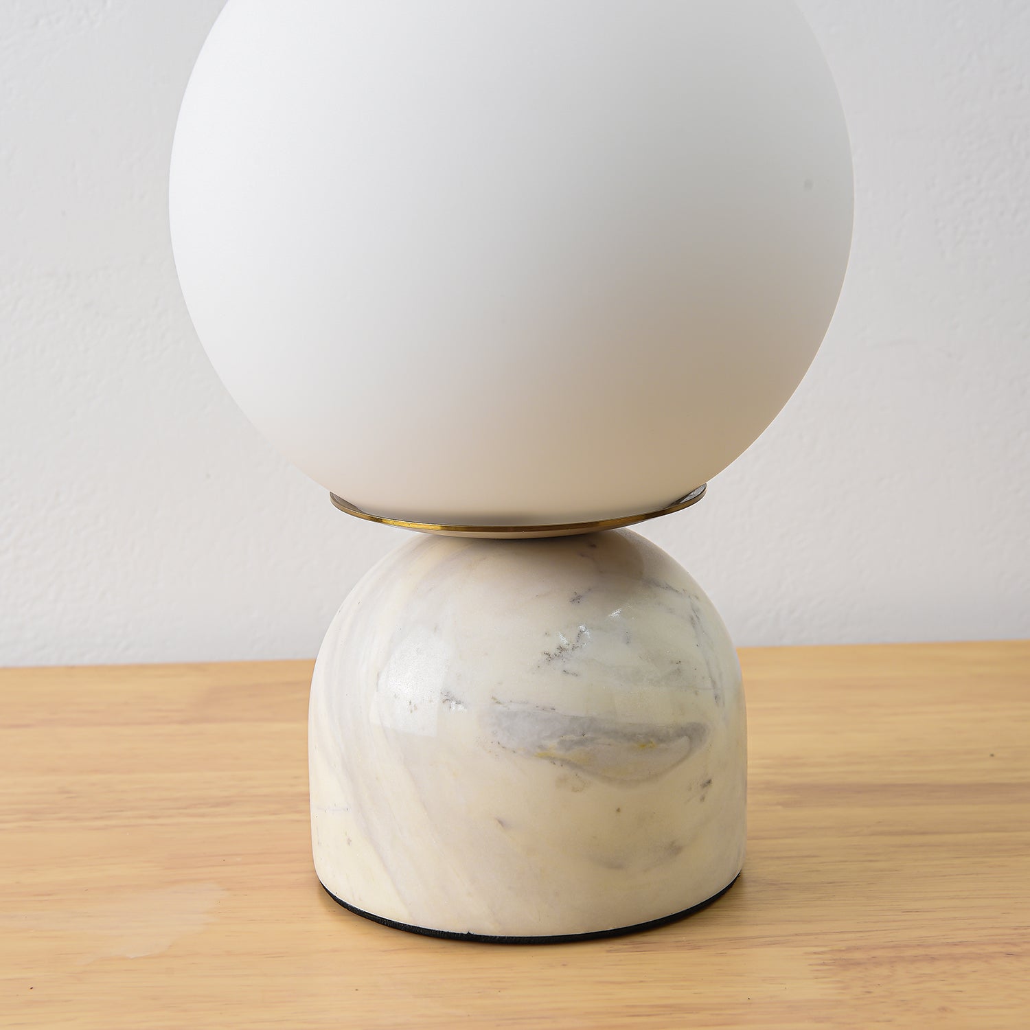 Vesta Marble & Opal Glass Table Lamp