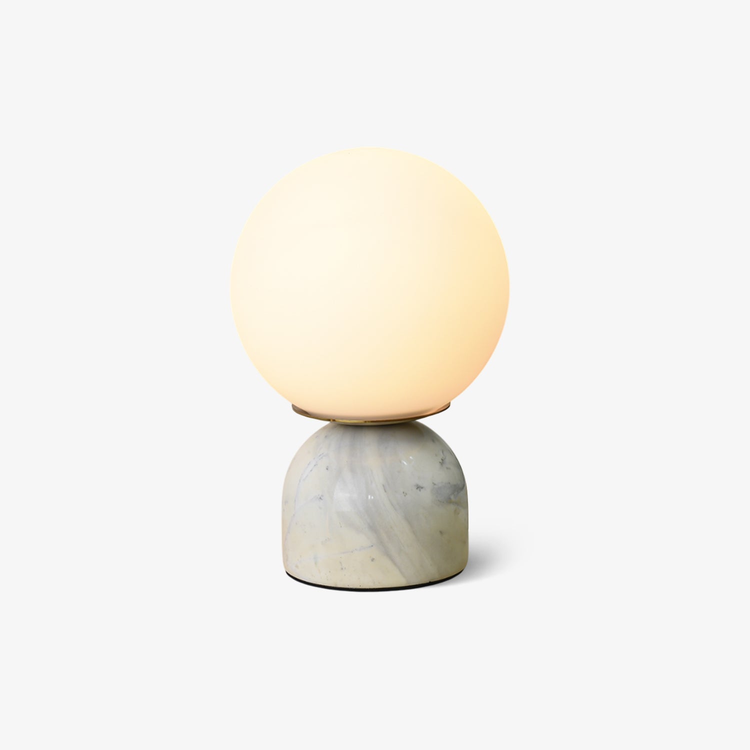 Vesta Marble & Opal Glass Table Lamp