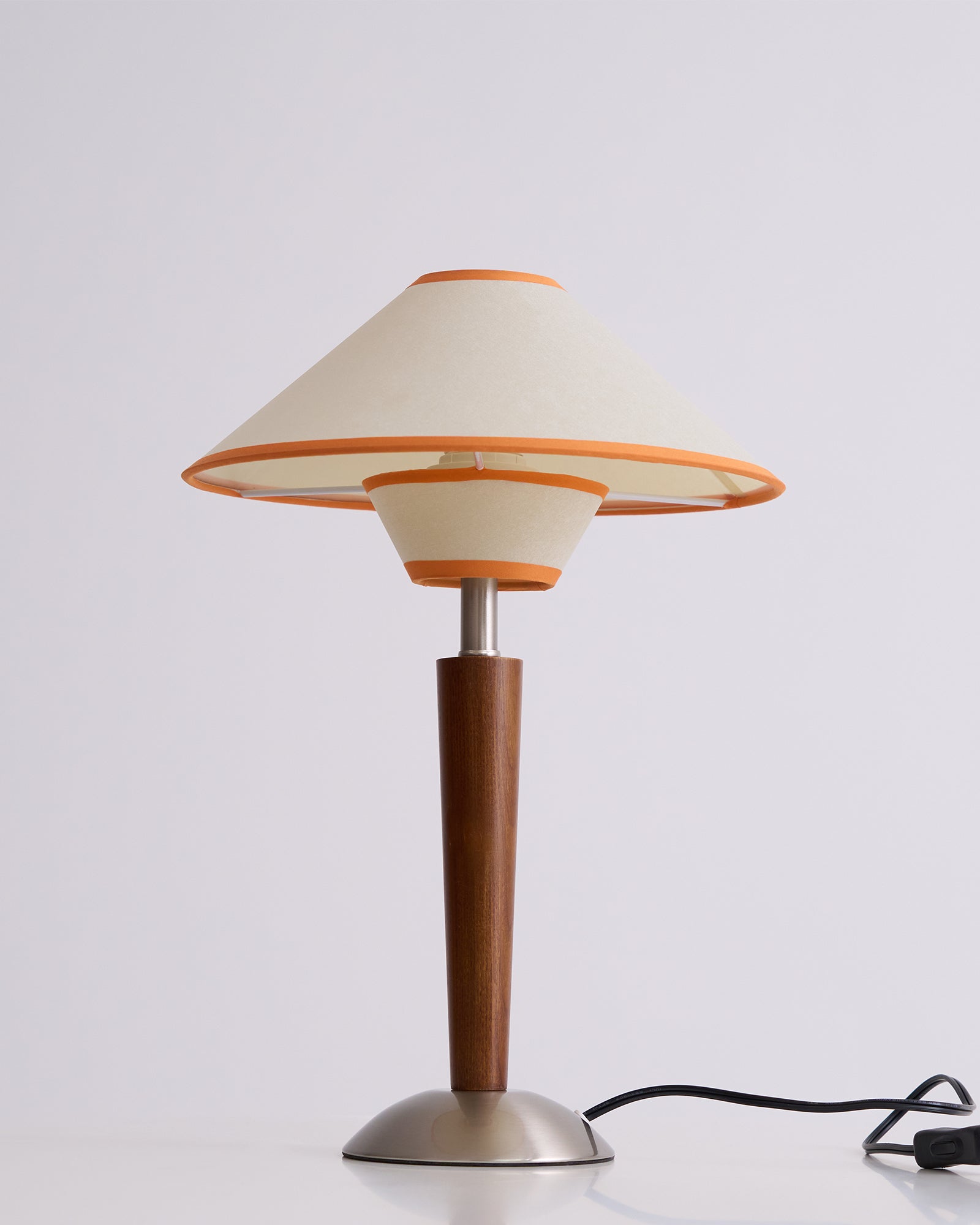 Alderwood Linen Shade Table Lamp