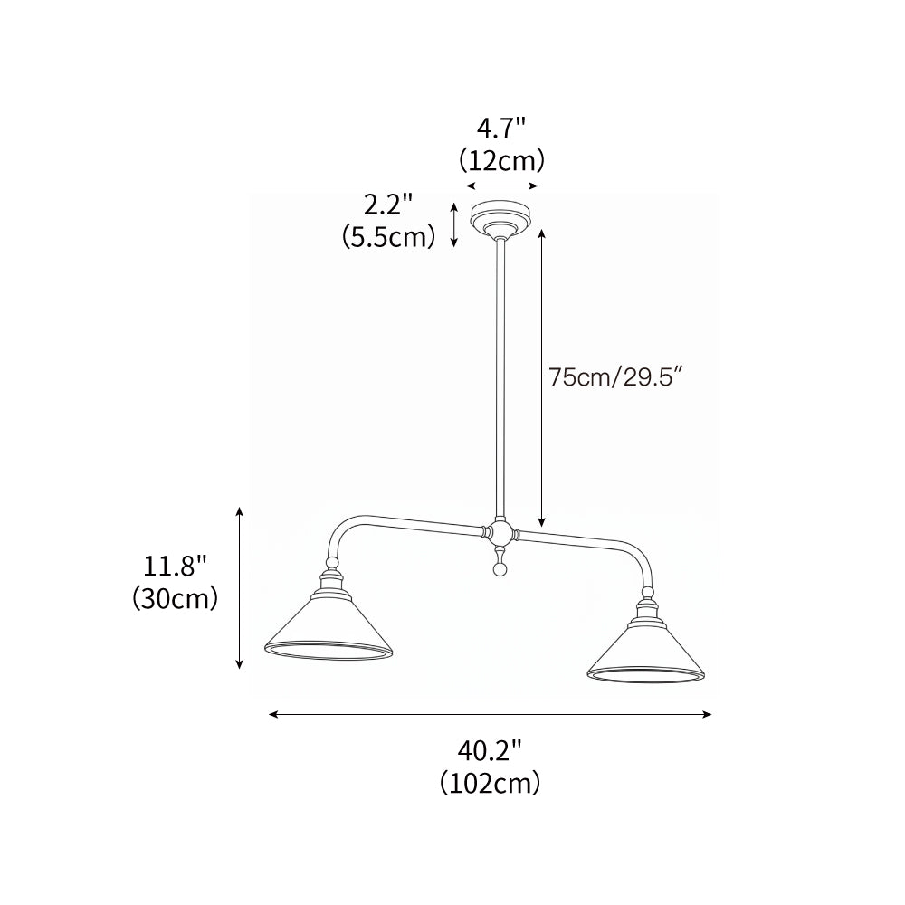 Alabaster Linear Island Pendant Light
