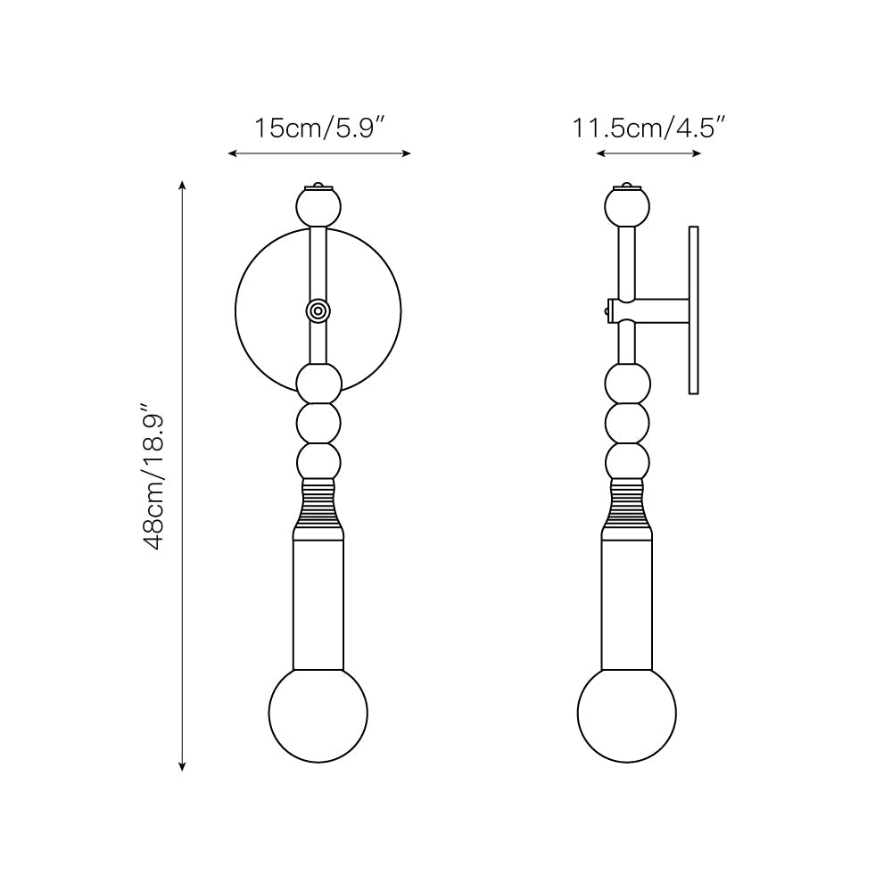 Persepolis Marble Sconce