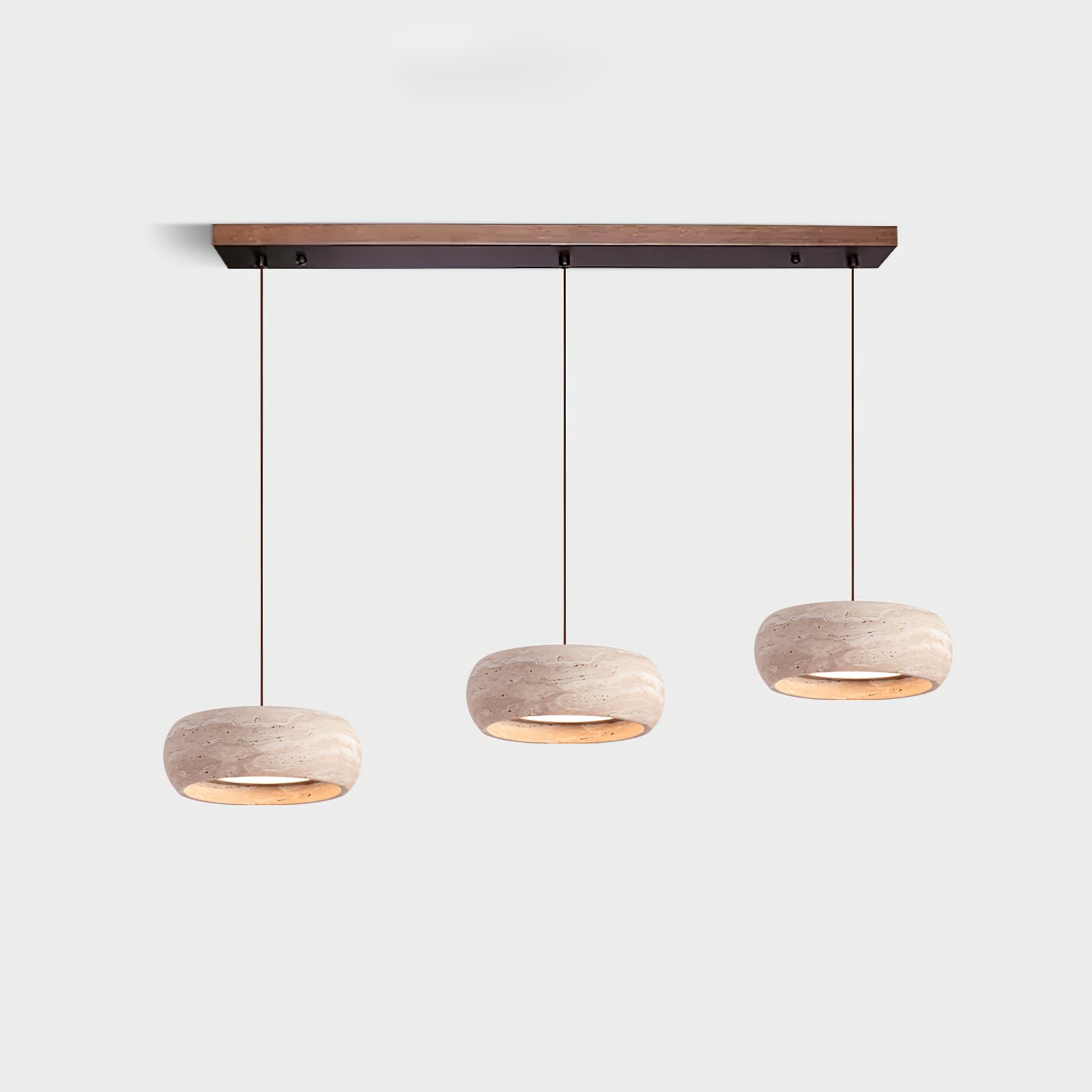 Cava Travertine Linear Pendant