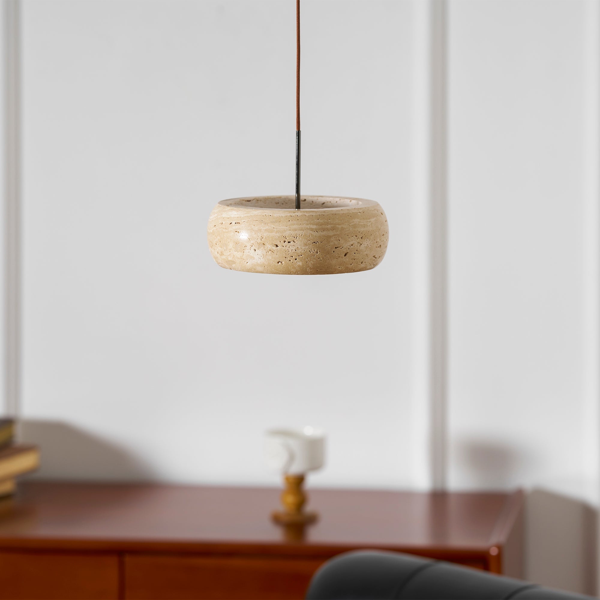 Cava Travertine Linear Pendant