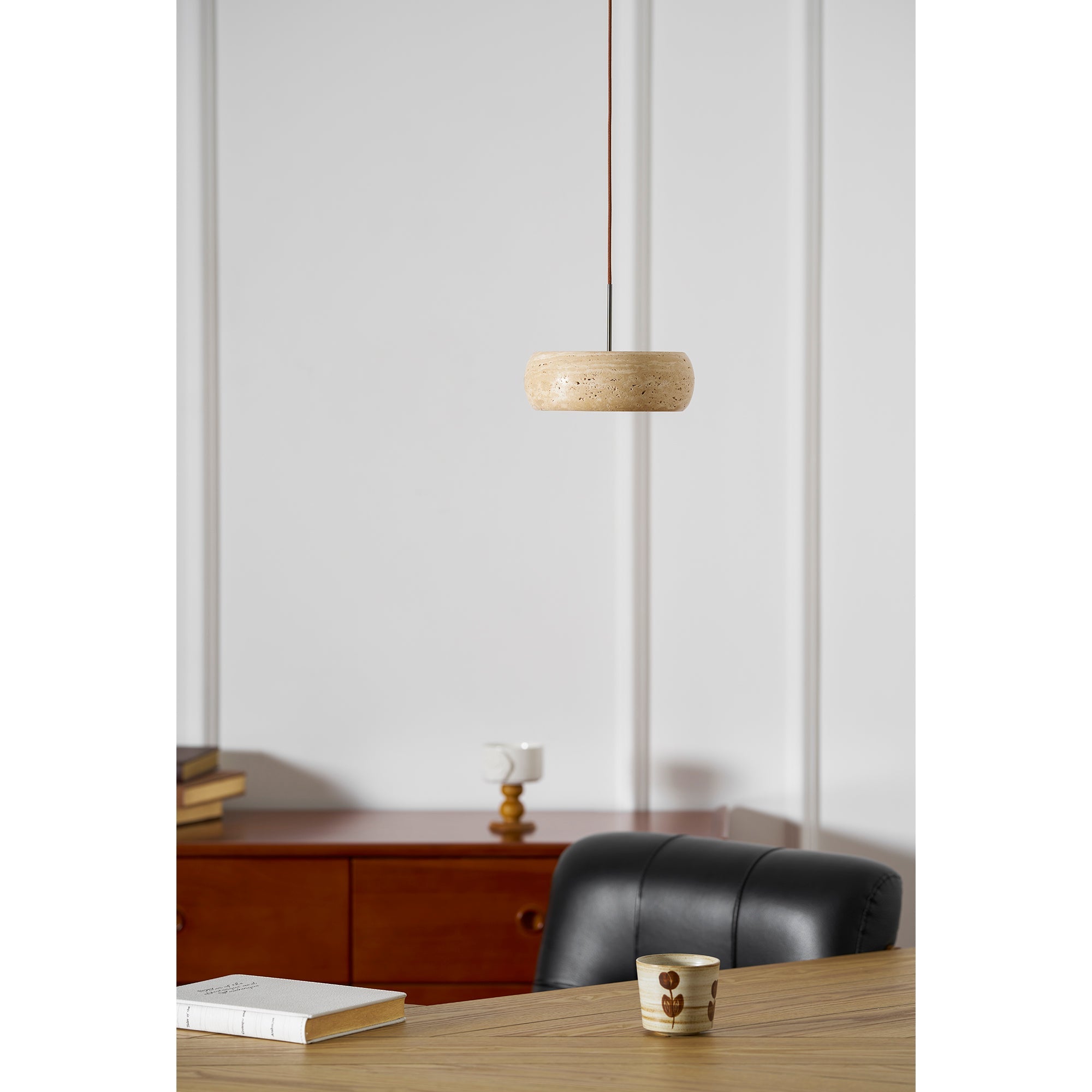 Cava Travertine Linear Pendant