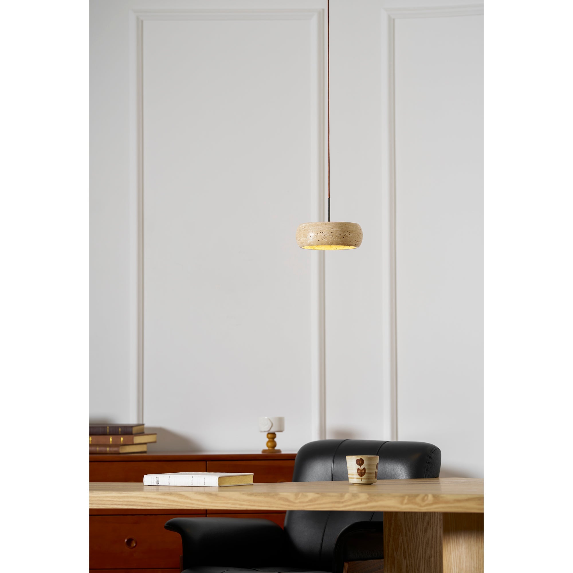 Cava Travertine Linear Pendant
